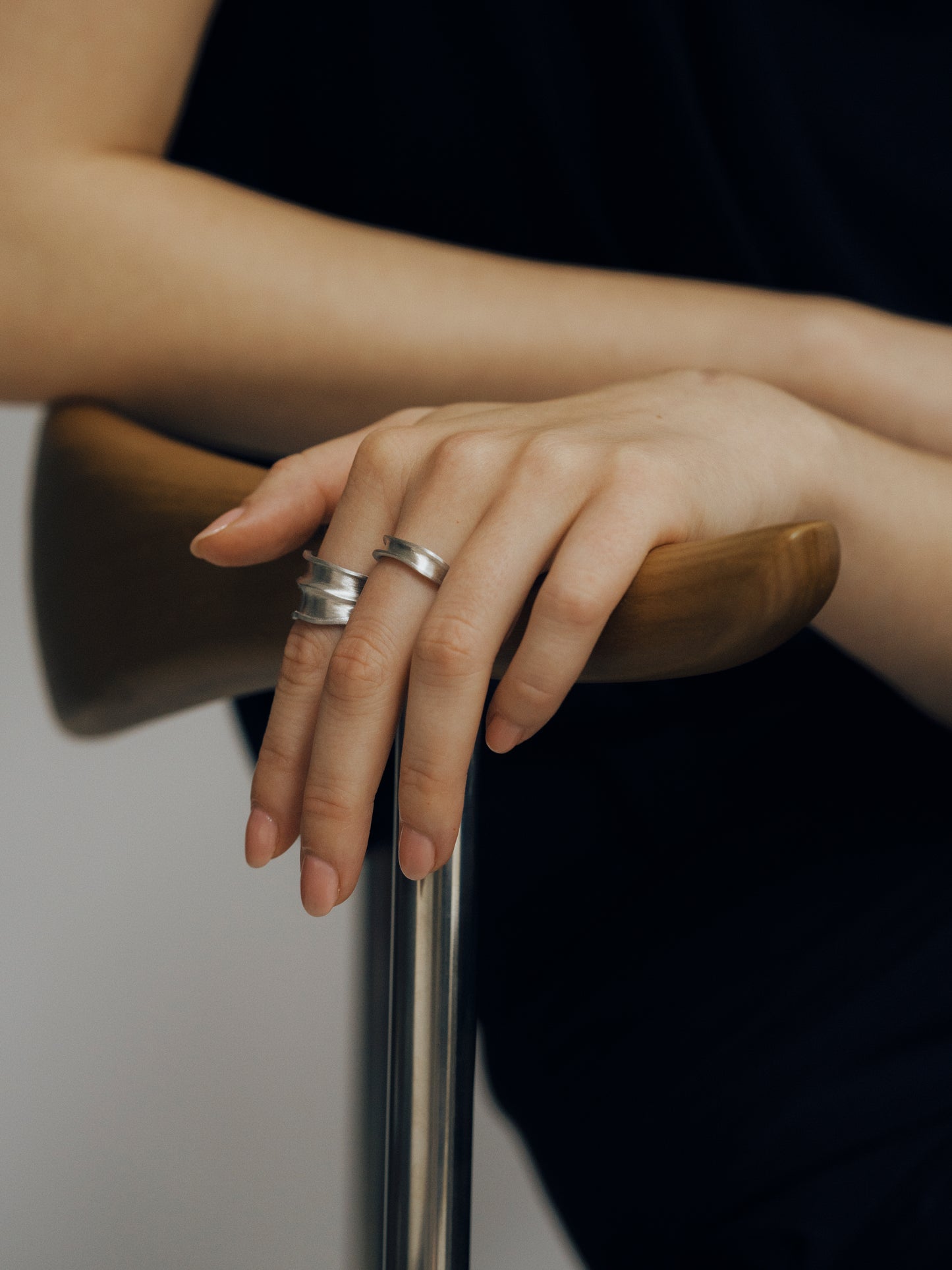 Curvature Adjustable S925 Silver Ring