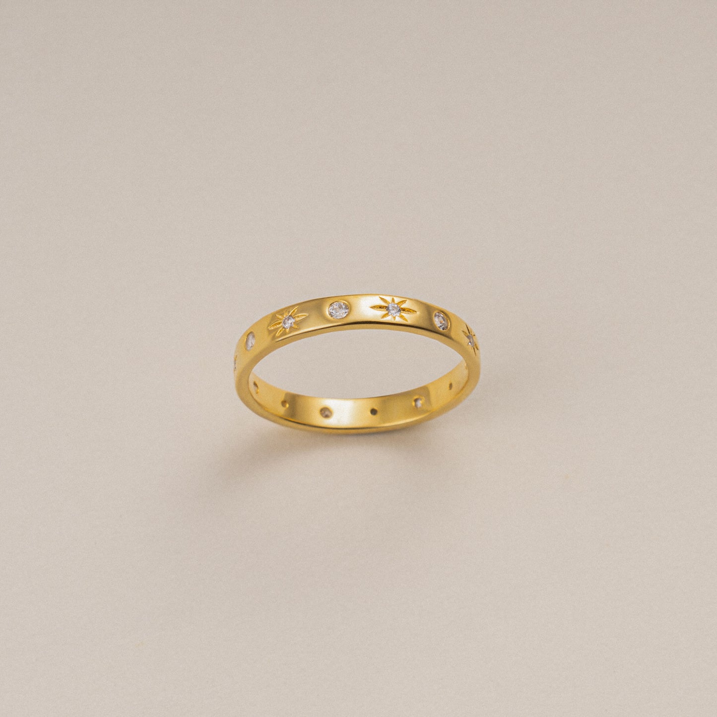 Stellar Radiance Band Ring