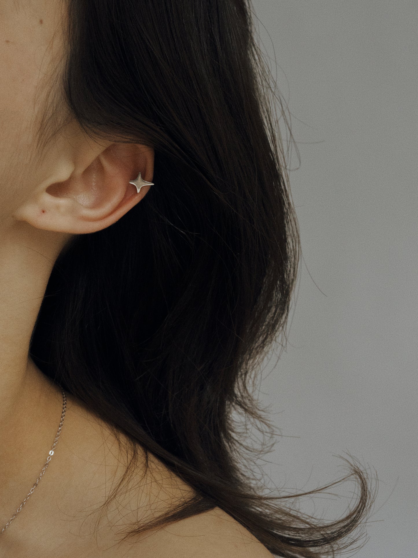 Dainty S925 Silver Starbeam Ear Cuff