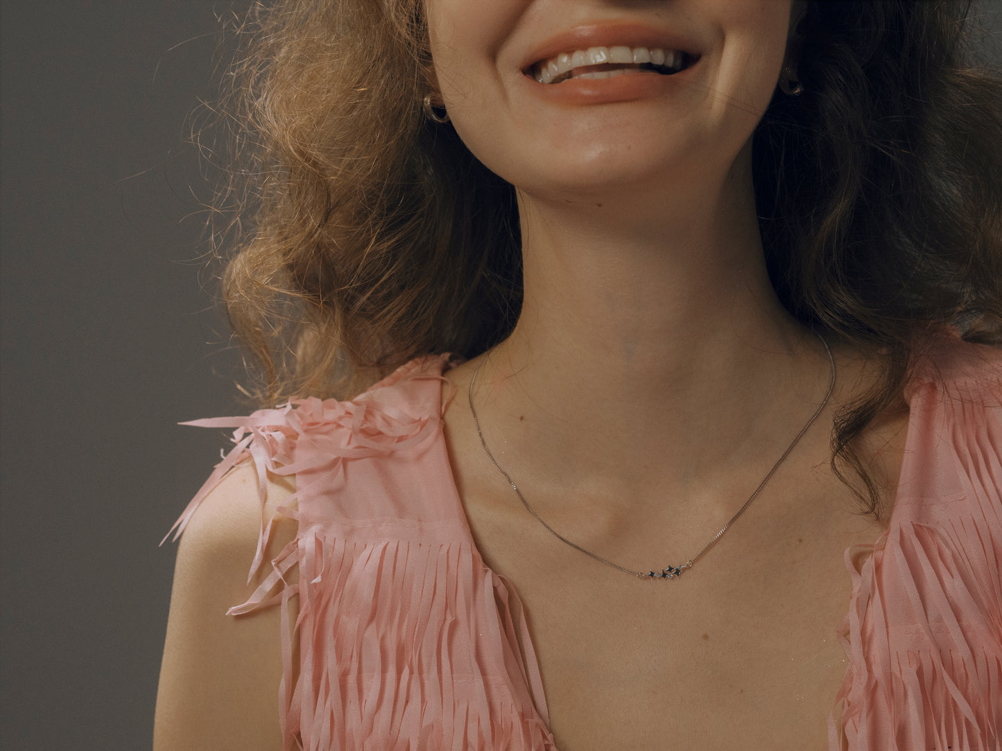 Galactic Quartet Star Charm Necklace