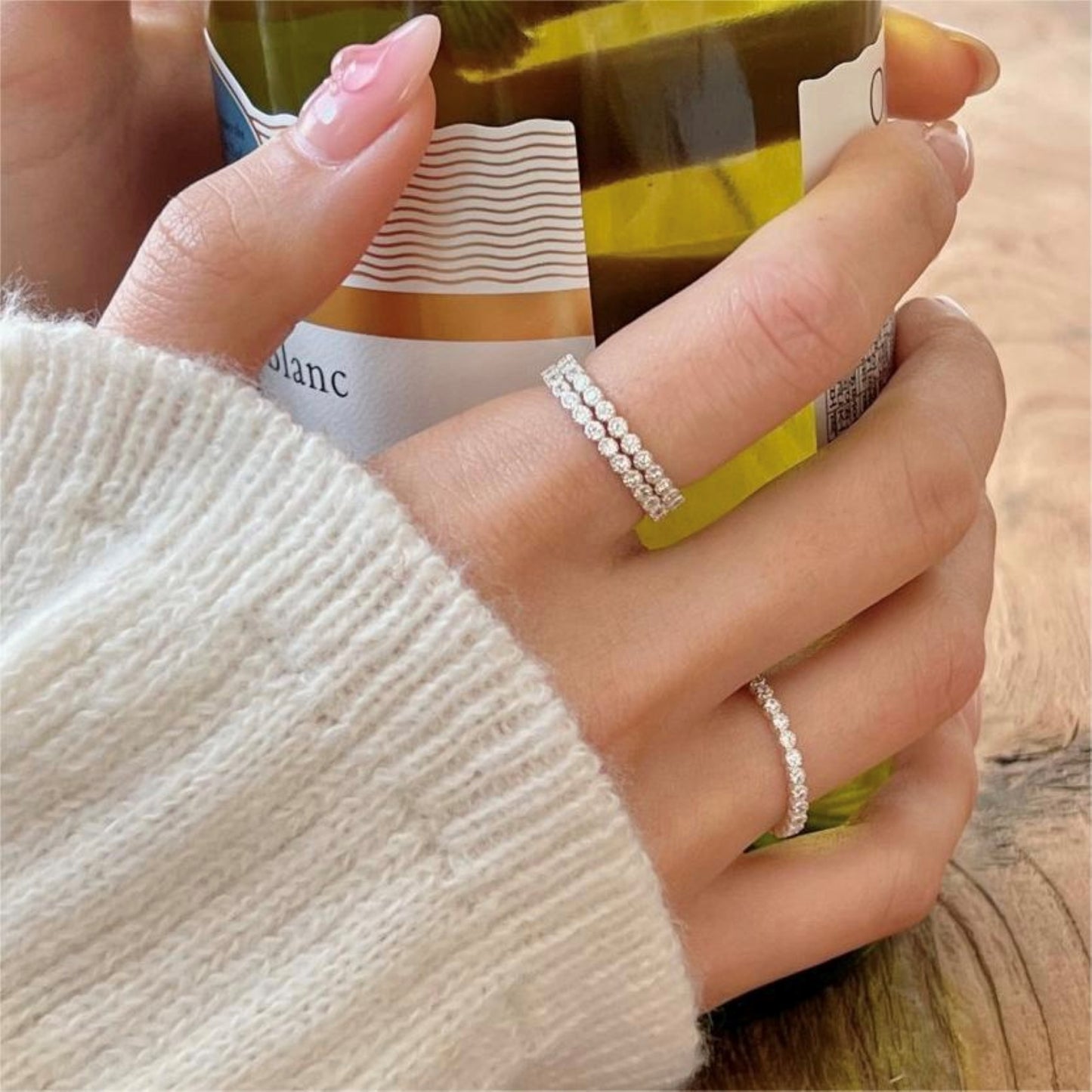 dainty stacking ring