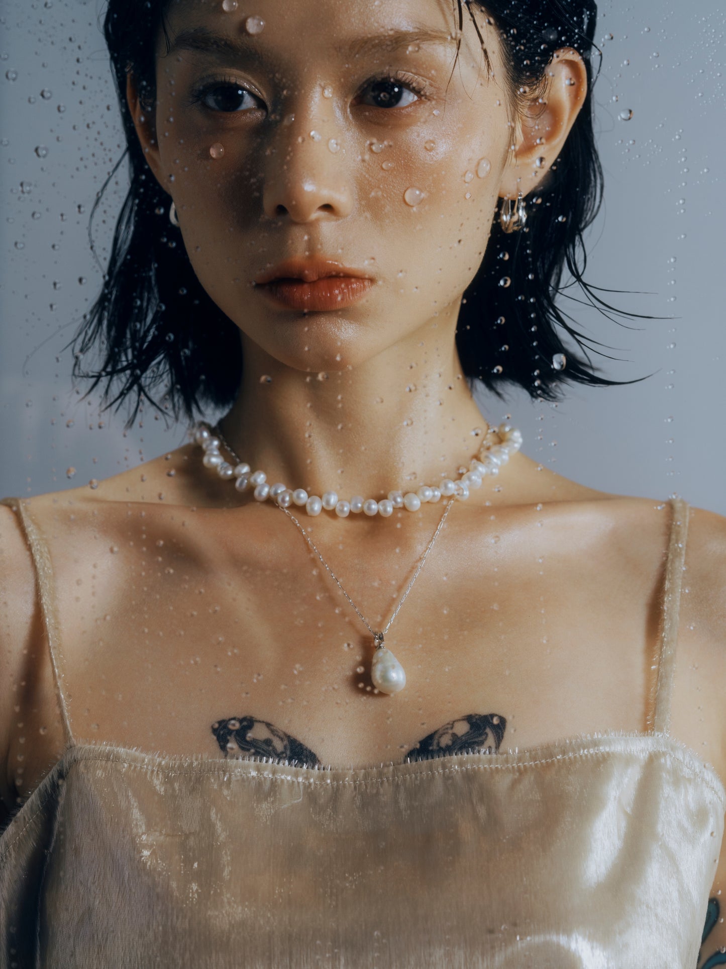 Petal Perfection Beaded Pearl Necklace