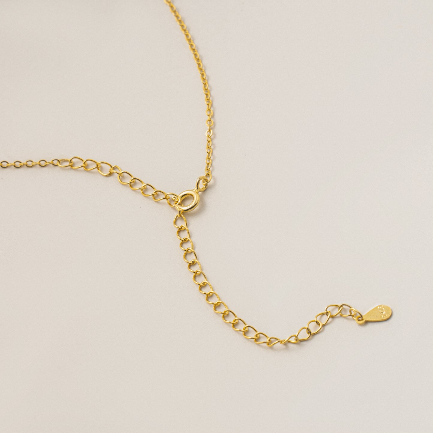 Celestial Ellipse Dual Tone Pendant Necklace