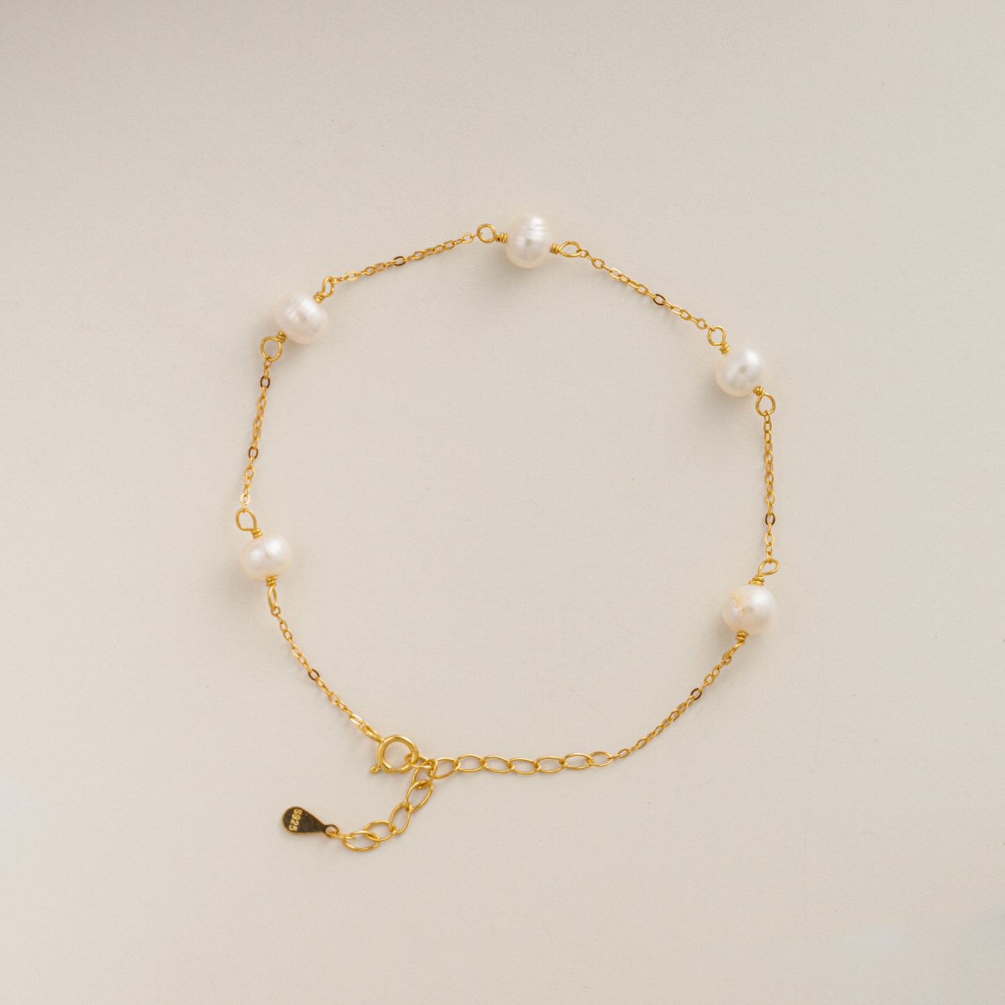 Golden Freshwater Pearl Bracelet