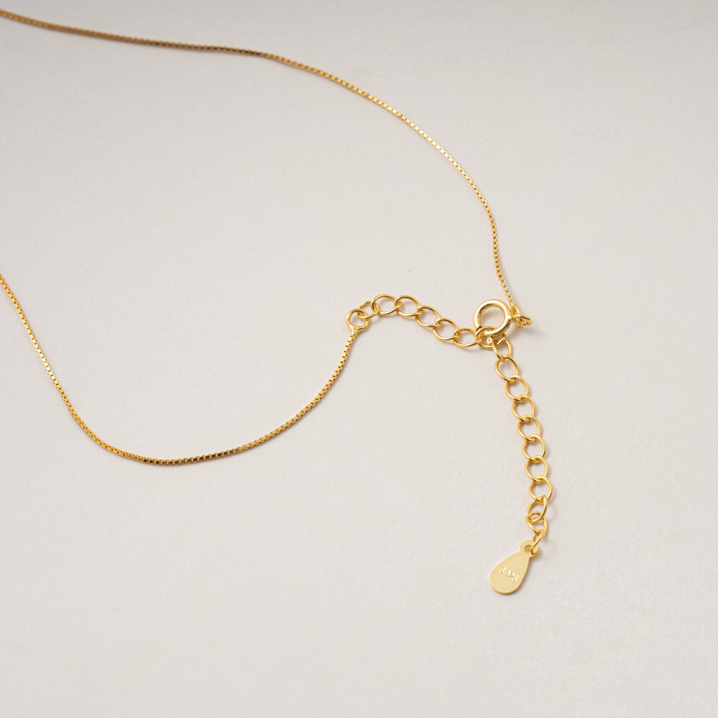 Golden Love Heart Charm Necklace