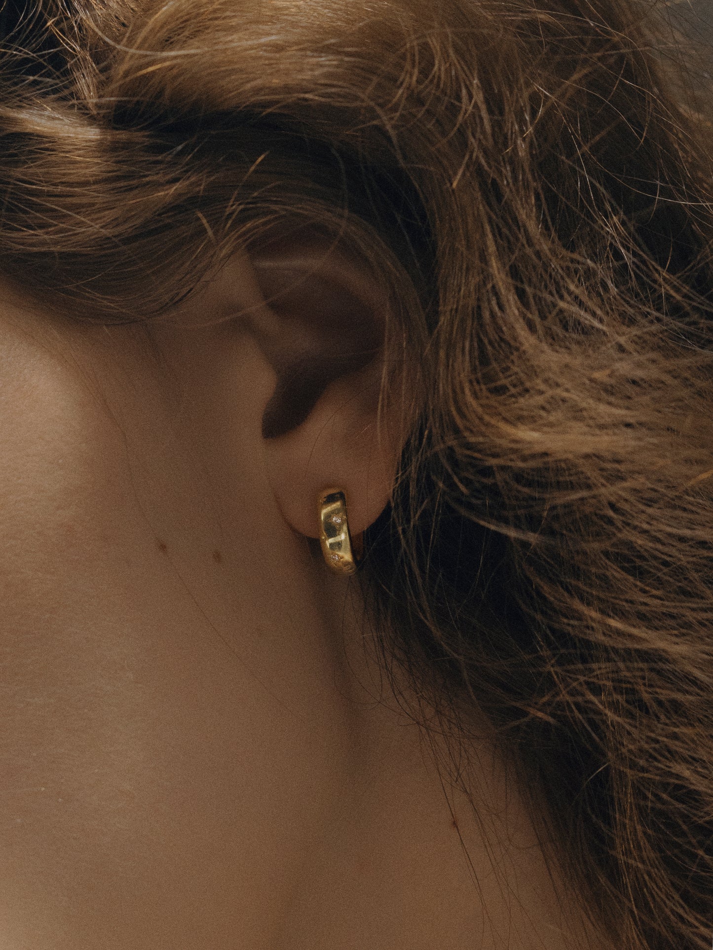 Stellar Radiance Gold & Silver Hoop Earrings