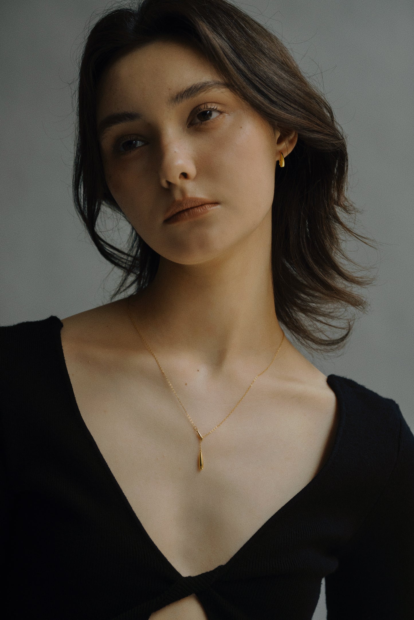 Teardrop Elegance Pendant Necklace