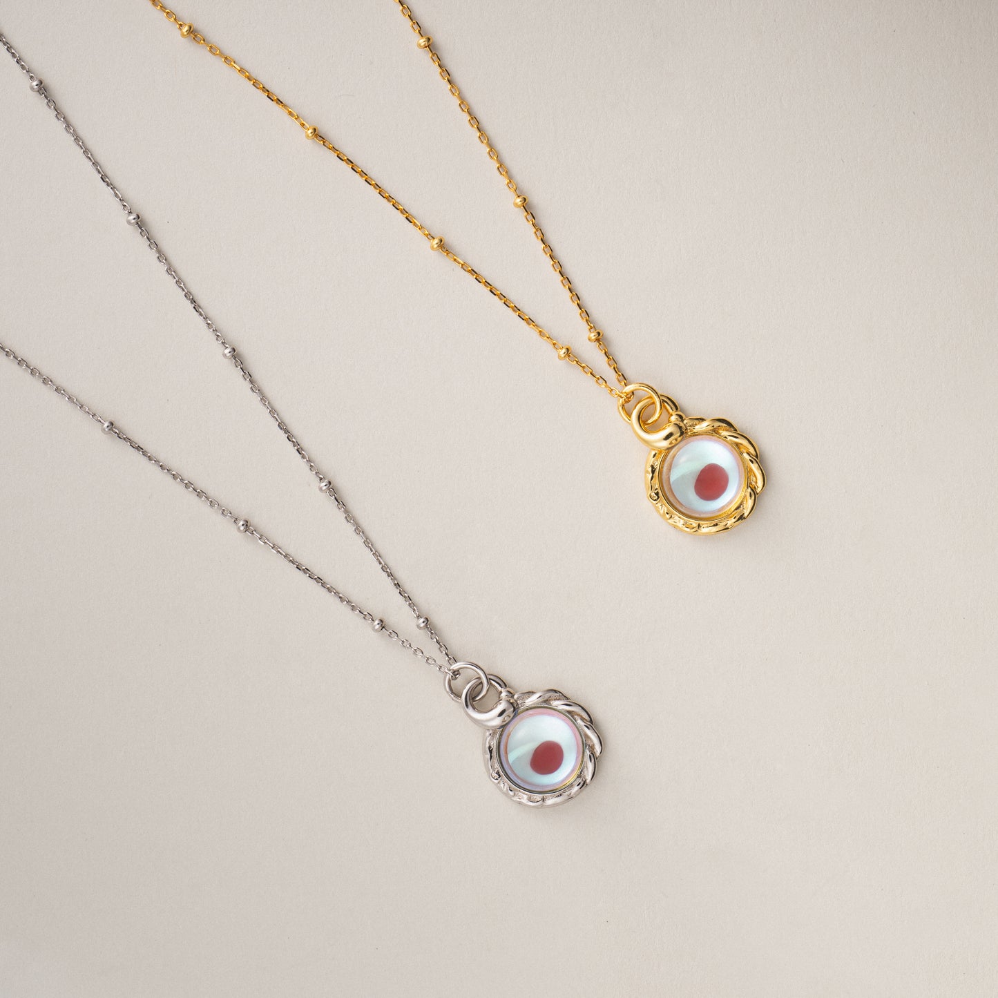 Lunar Elegance S925 Silver Moonstone Pendant Necklace