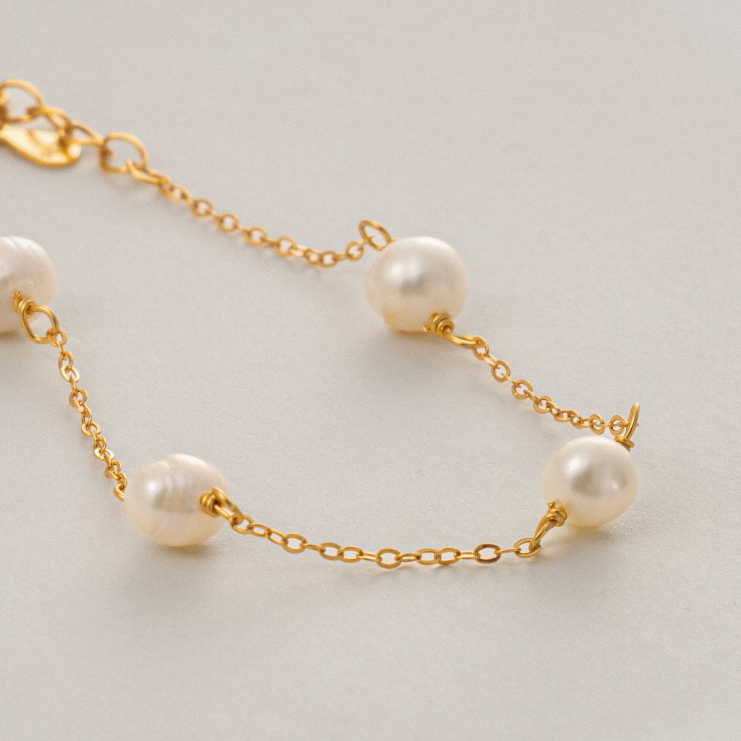 Golden Freshwater Pearl Bracelet