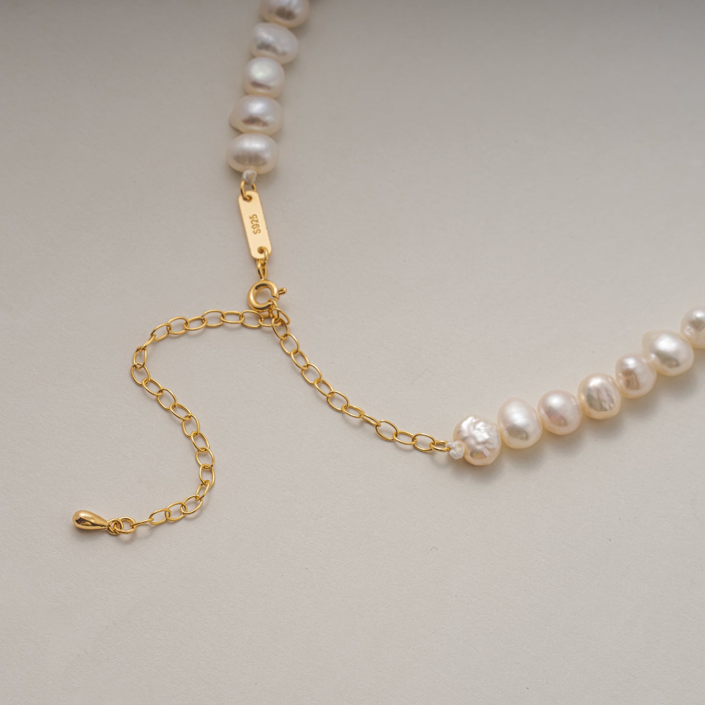 Lunar Harmony Pearl & Moonstone Necklace