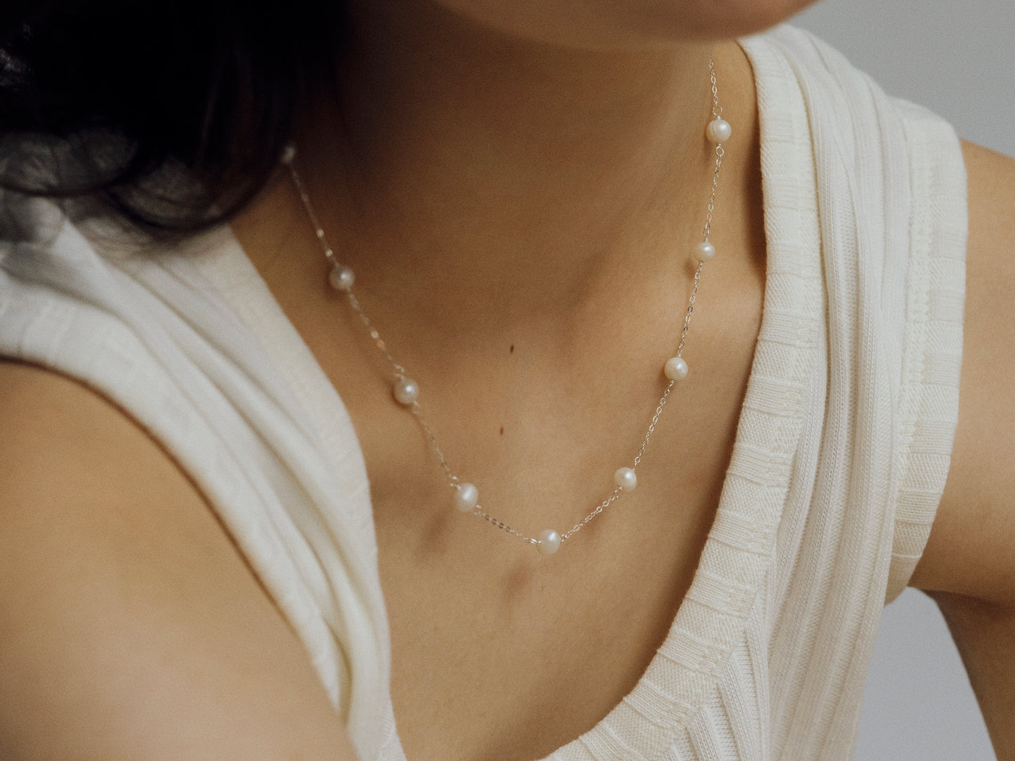 Golden Freshwater Pearl Necklace