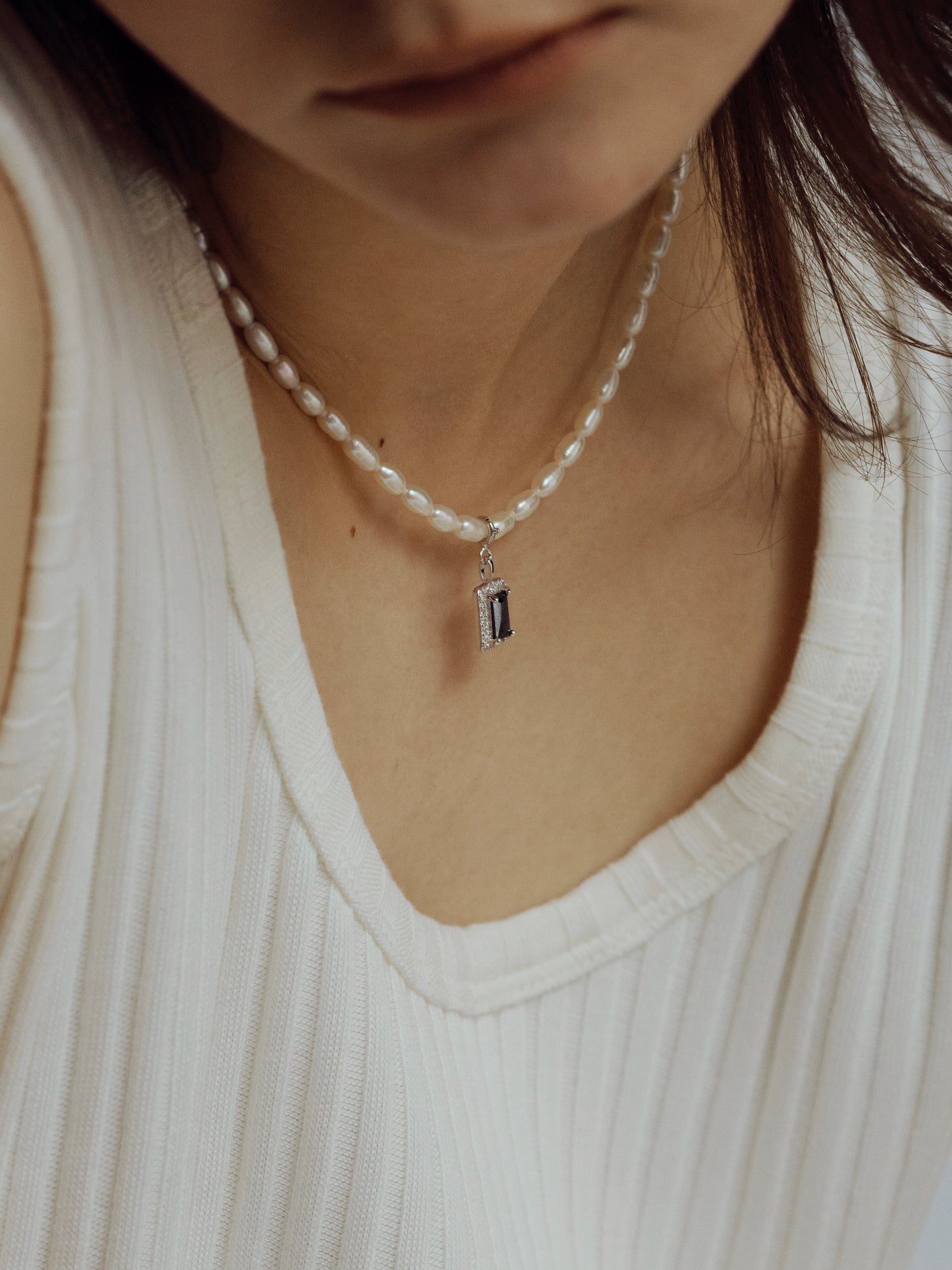 Classic Elegance S925 Silver Pearl Necklace