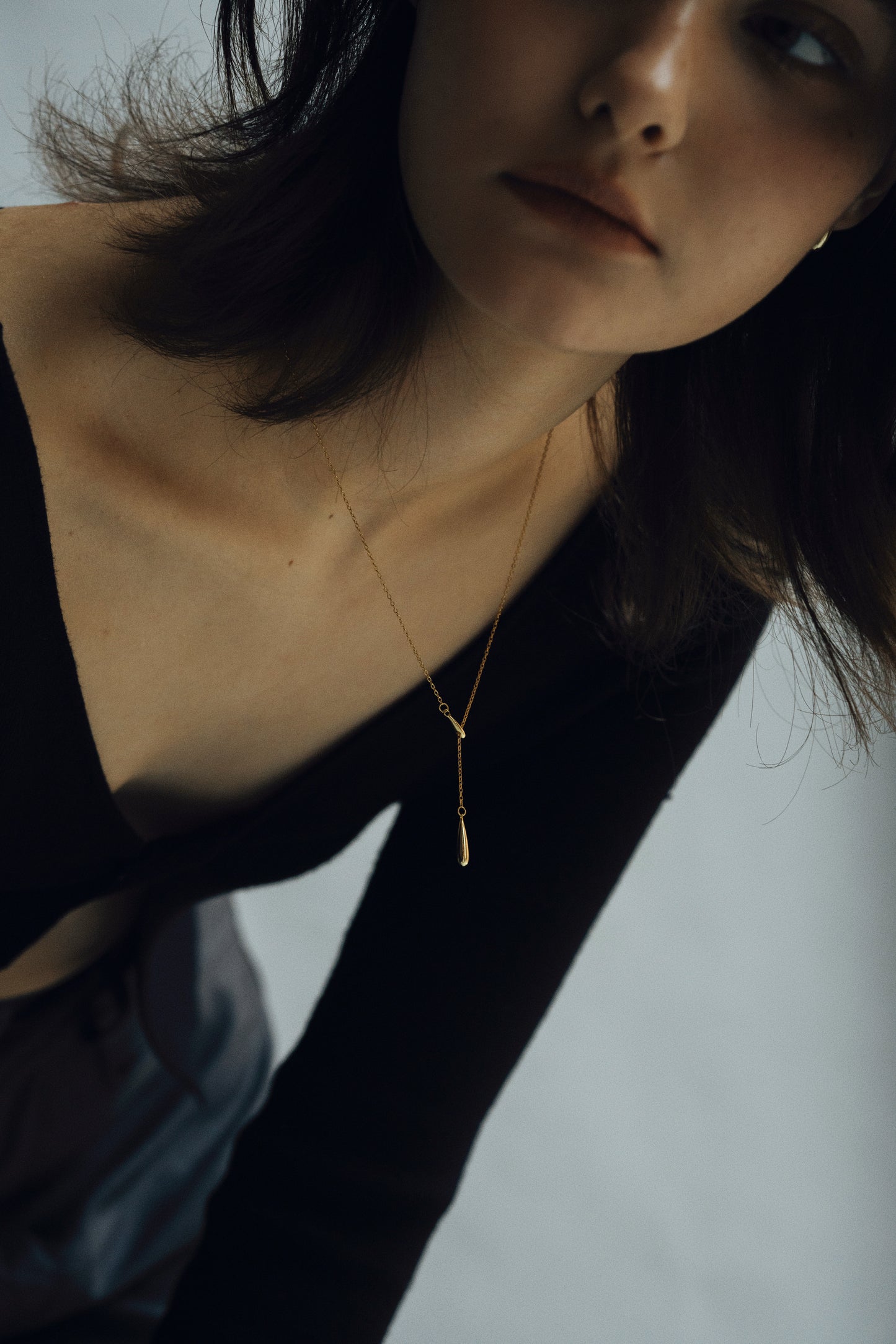 Teardrop Elegance Pendant Necklace