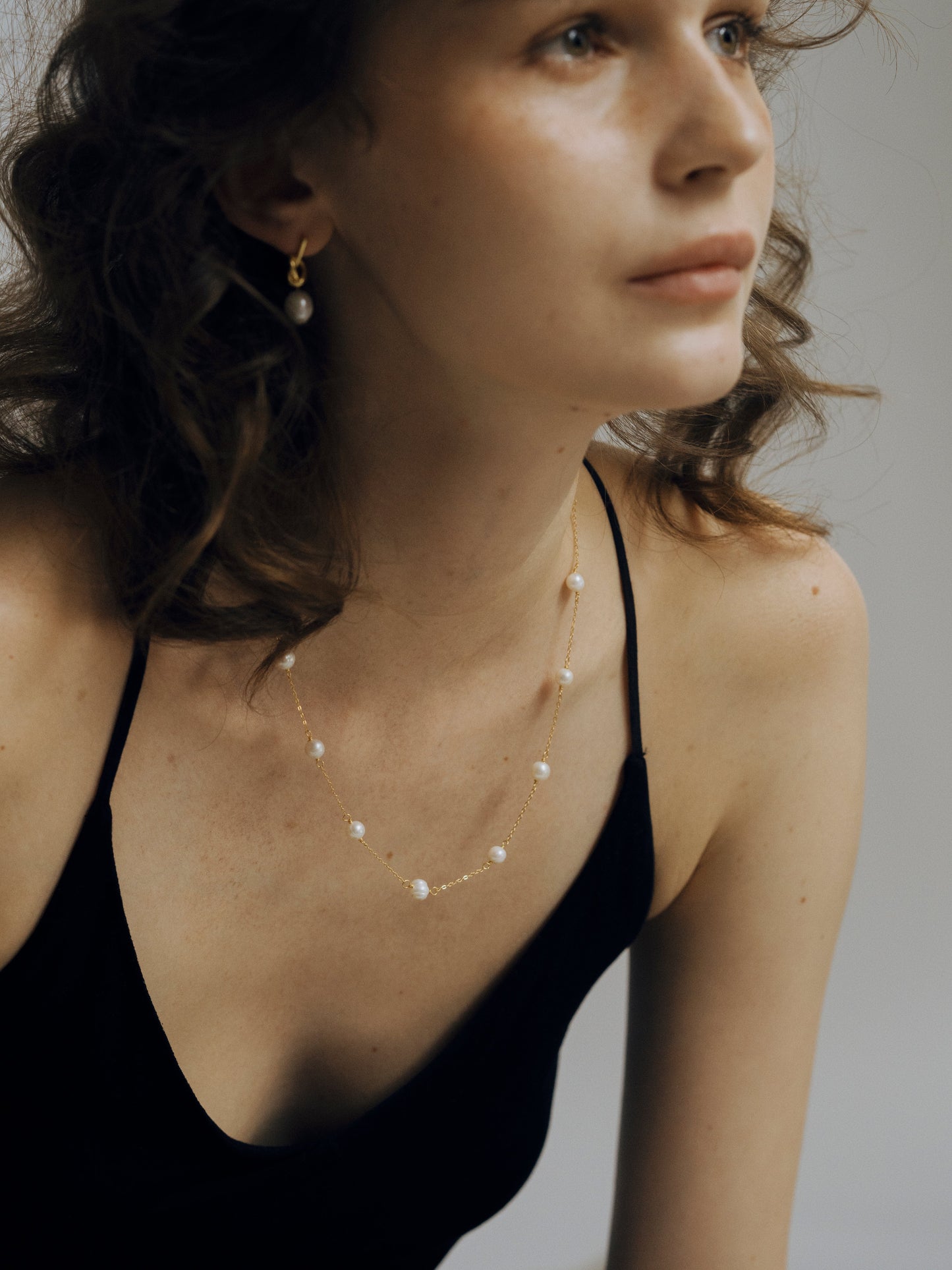 pearl beaded necklace