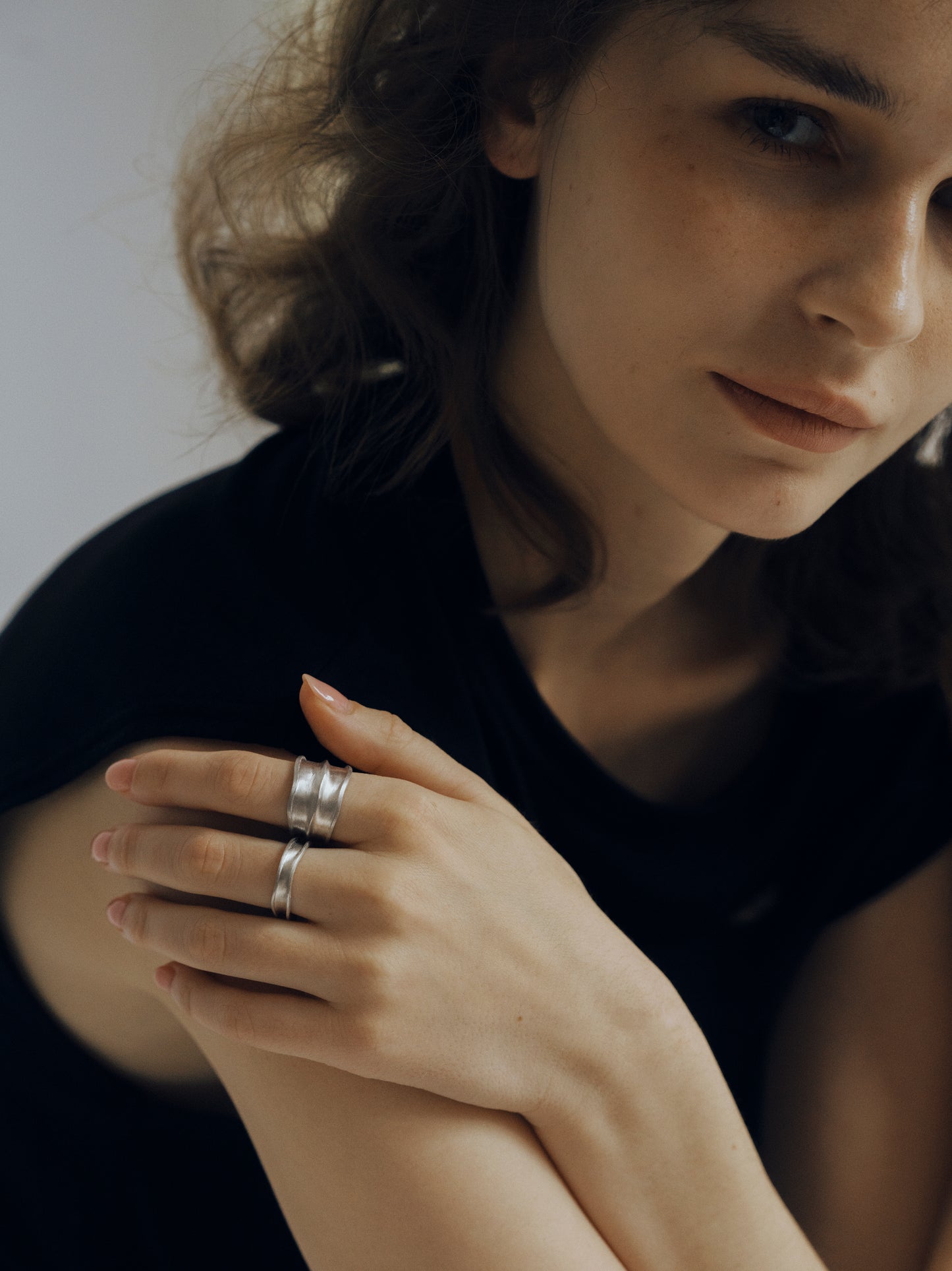 Curvature Adjustable S925 Silver Ring