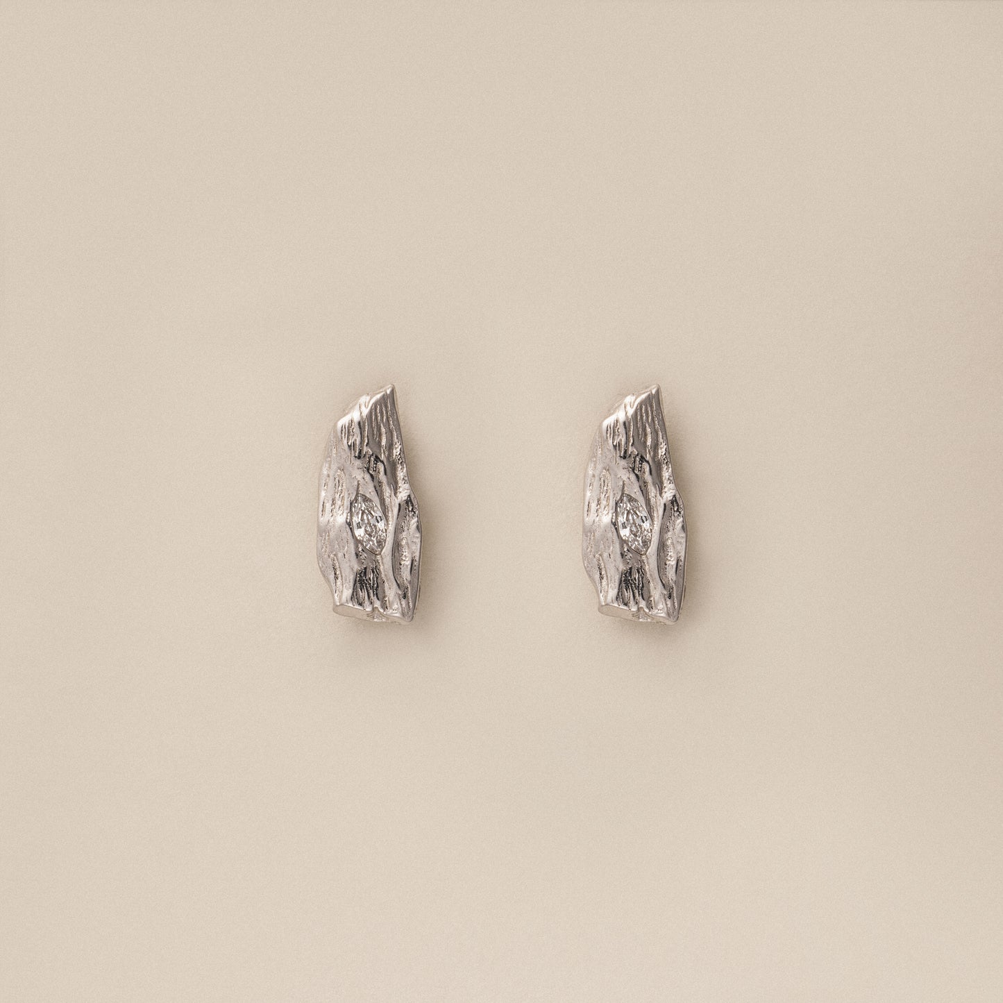 silver earrings