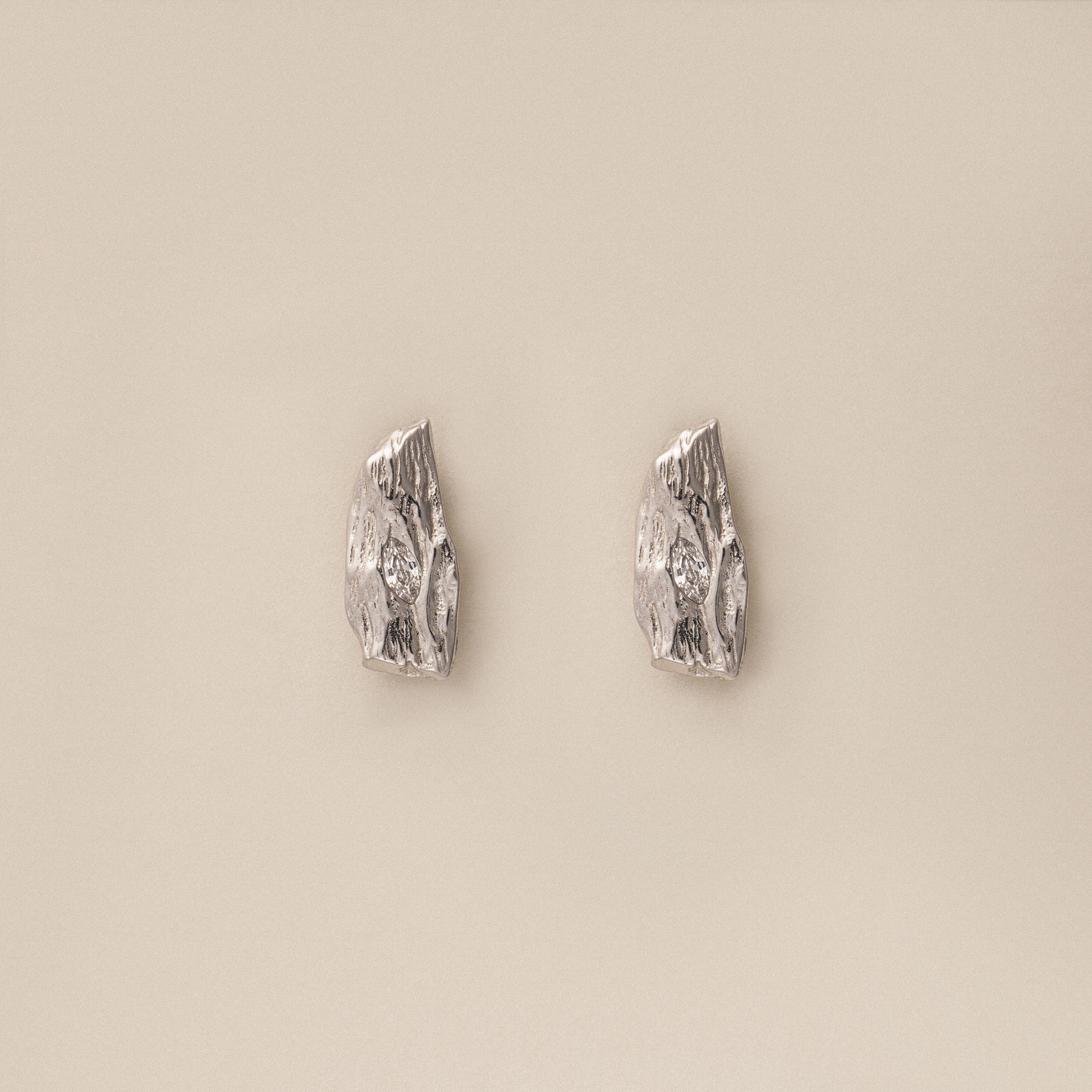 silver earrings