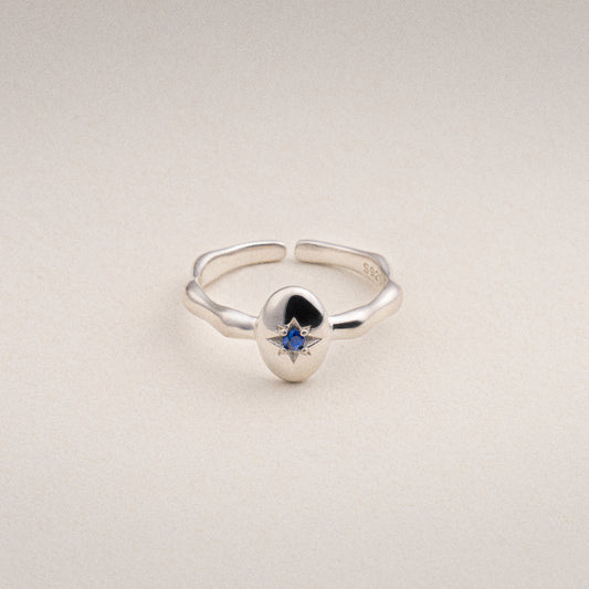 Stellar Whisper Sterling Silver Ring