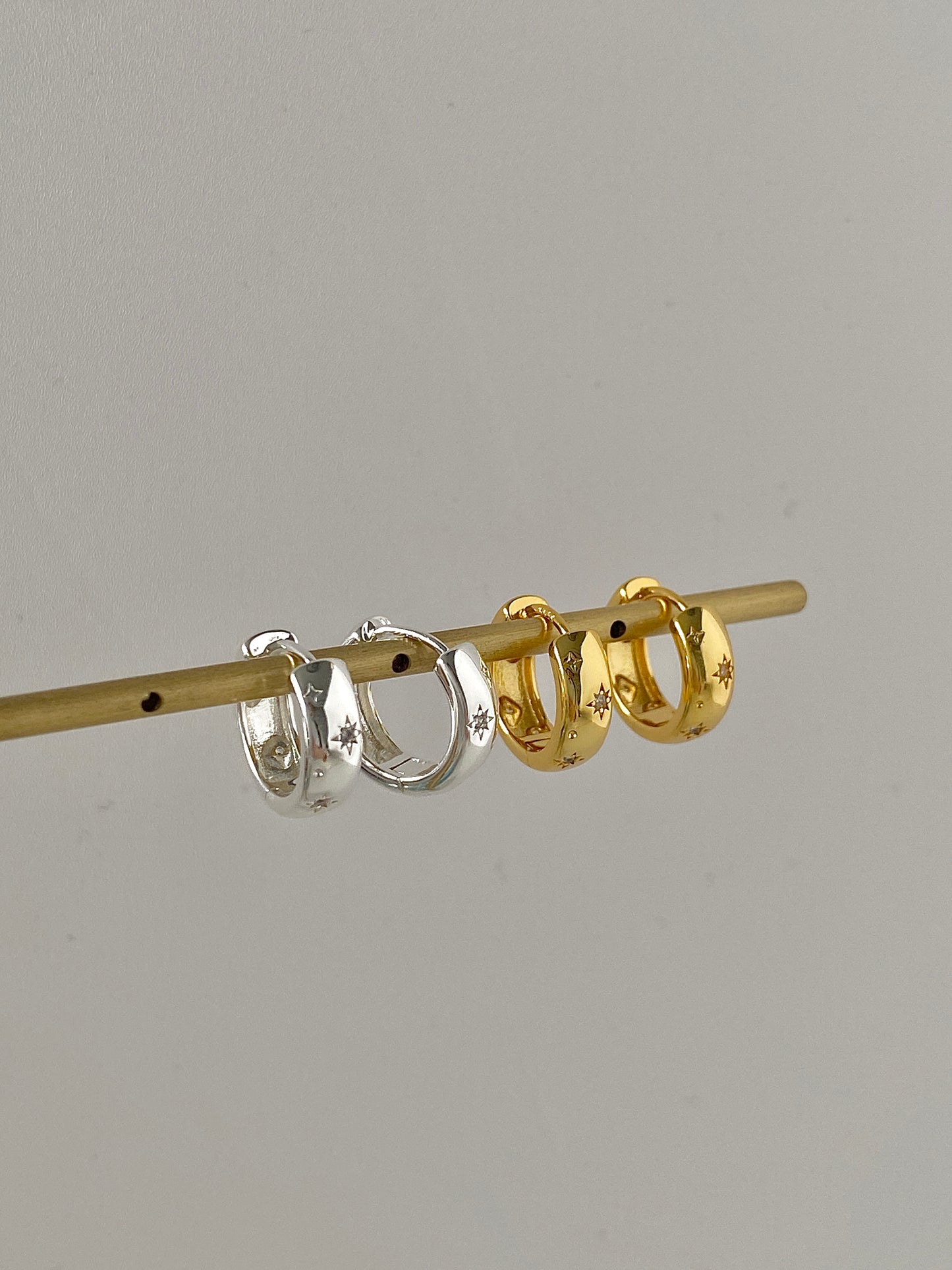 star earrings
