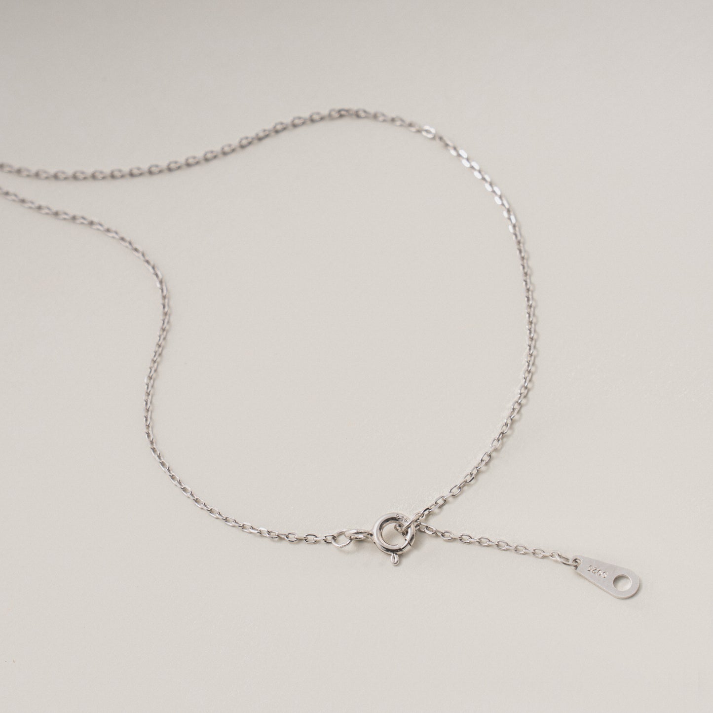 Dainty S925 Silver Teddy Bear Pendant Necklace