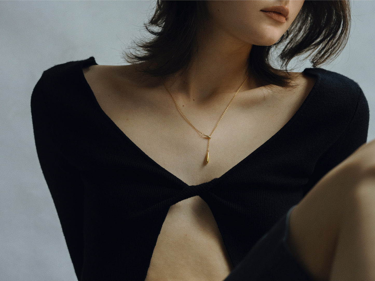Teardrop Elegance Pendant Necklace