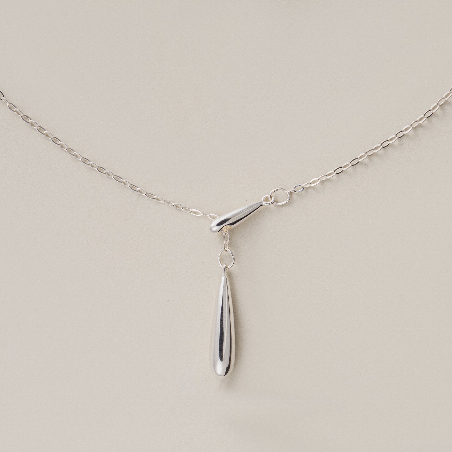 Teardrop Elegance Pendant Necklace
