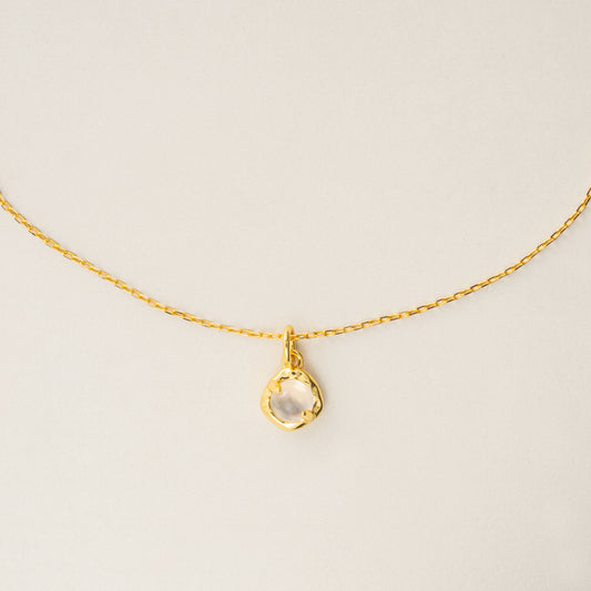 Celestial Tranquility White Agate Healing Necklace