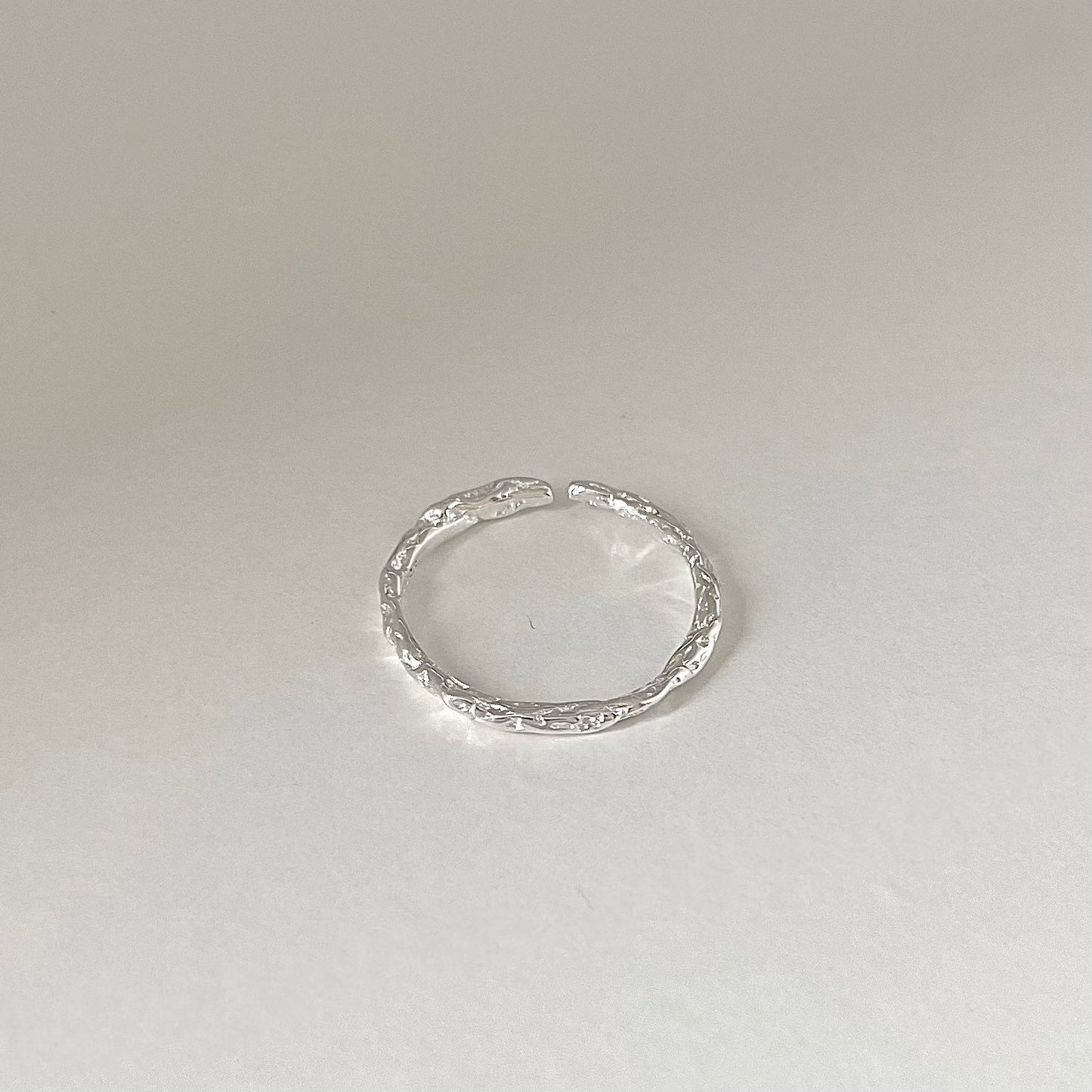 Subtle Elegance Dainty Silver & Gold Ring