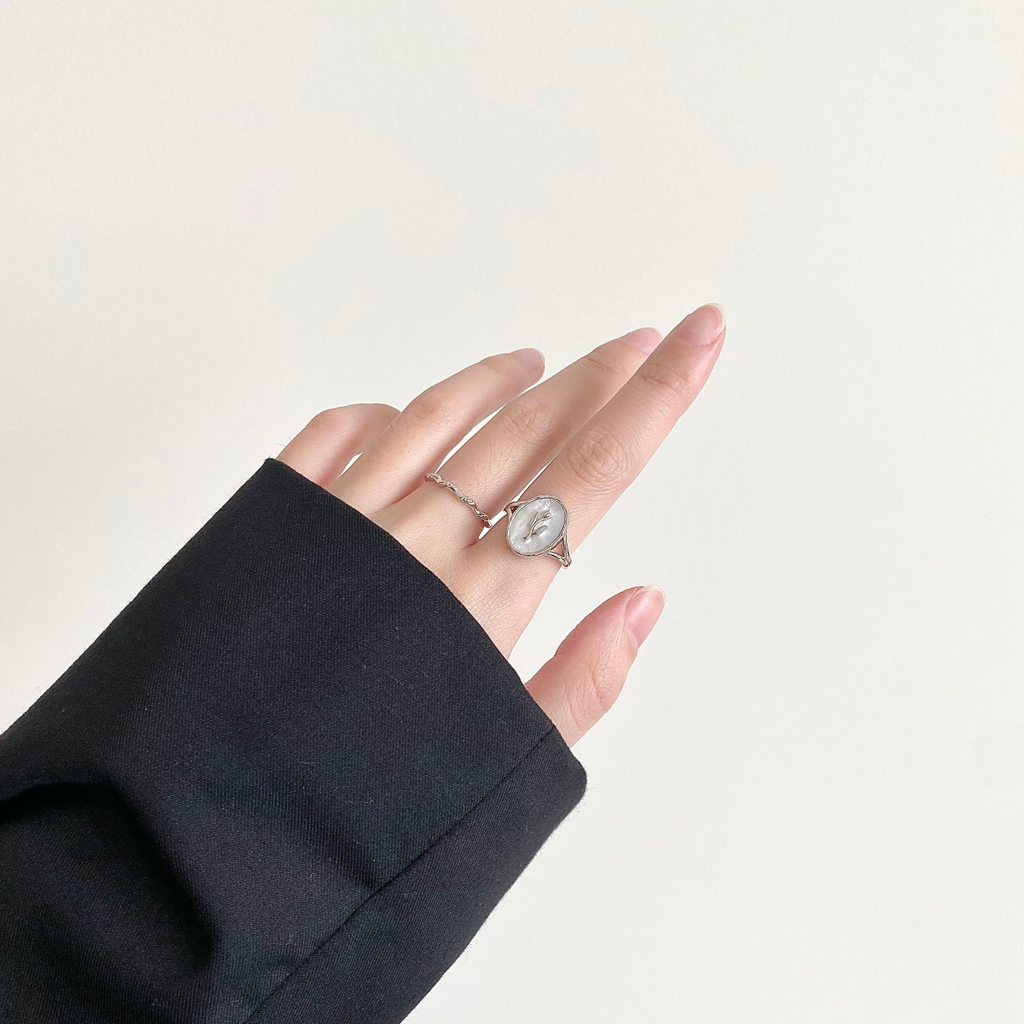 Eternal Blossom S925 Silver Tulip Ring