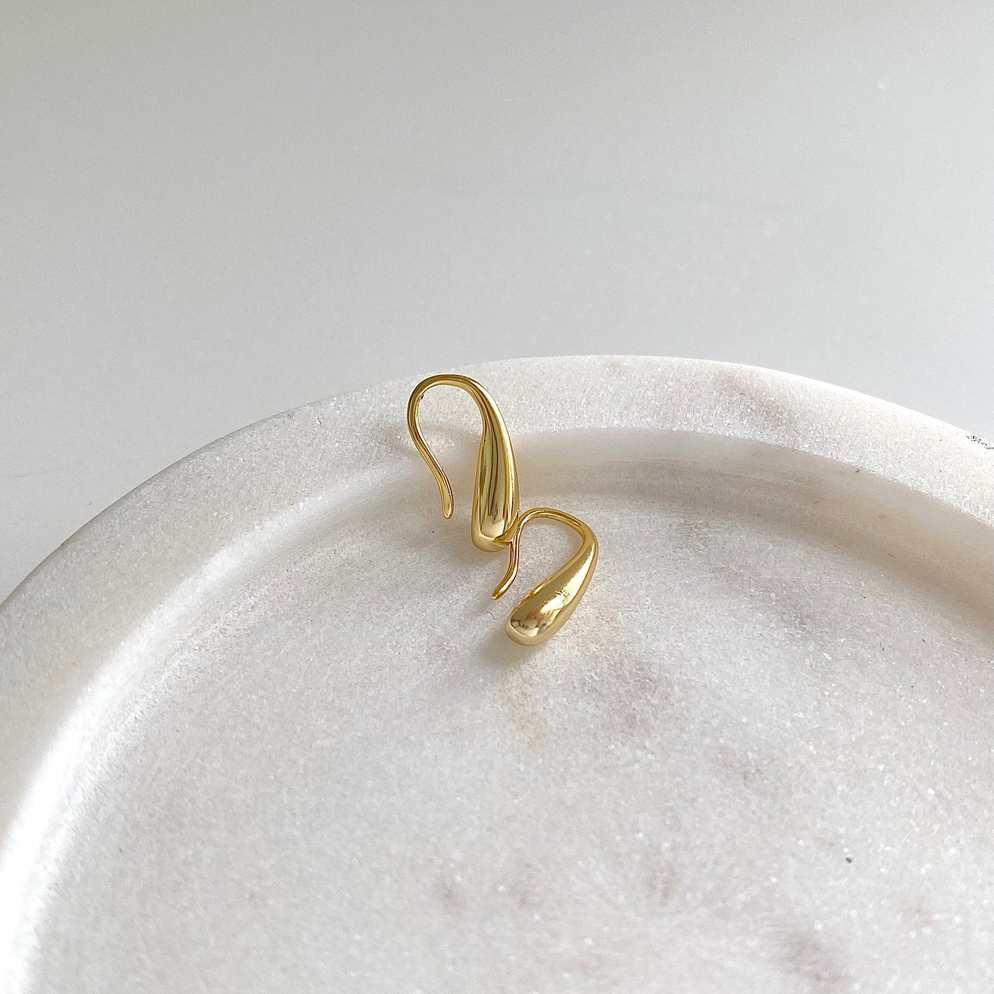 Ethereal S925 Silver Droplet Earrings