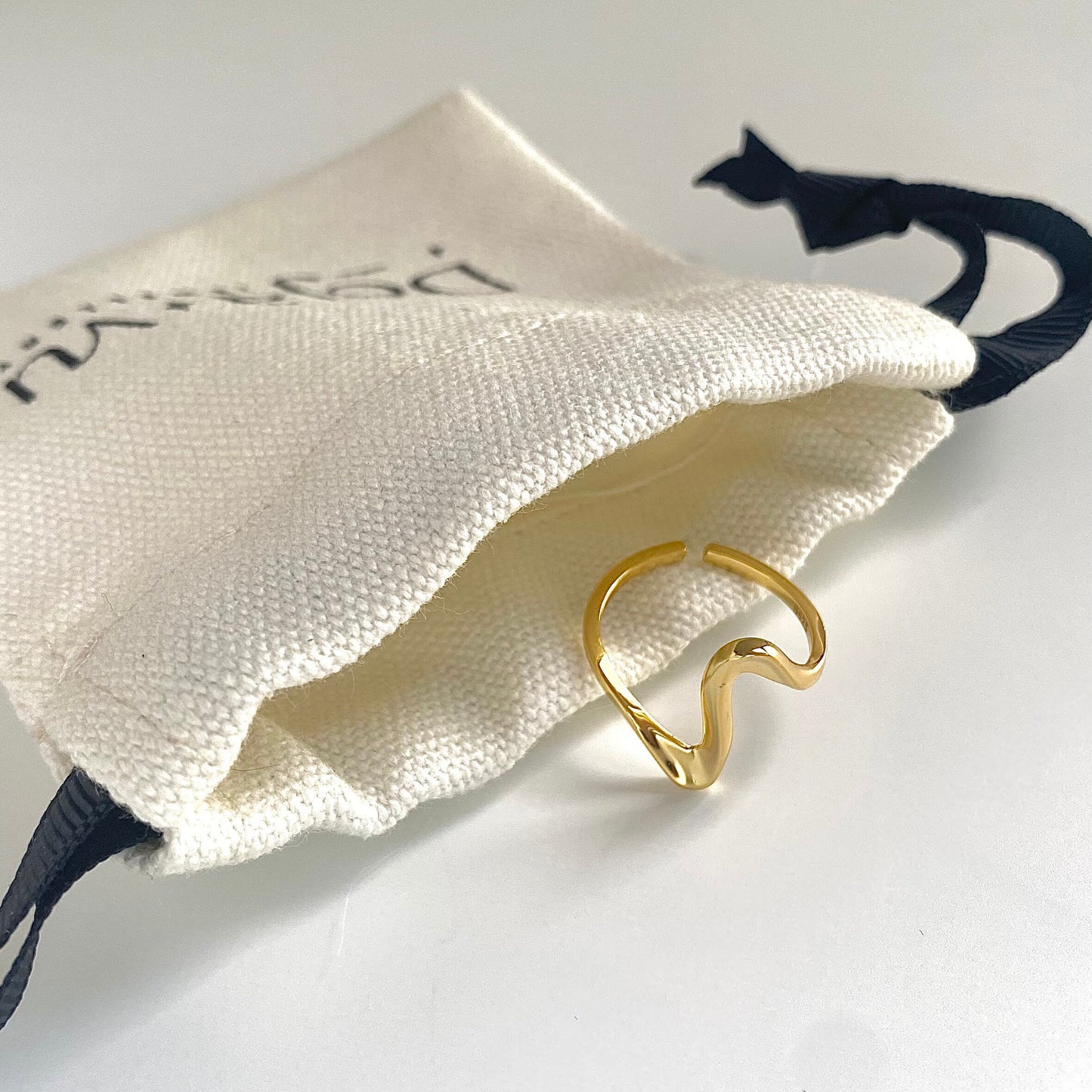 Rhythm of Life 18k Gold Plated S925 Silver Ring