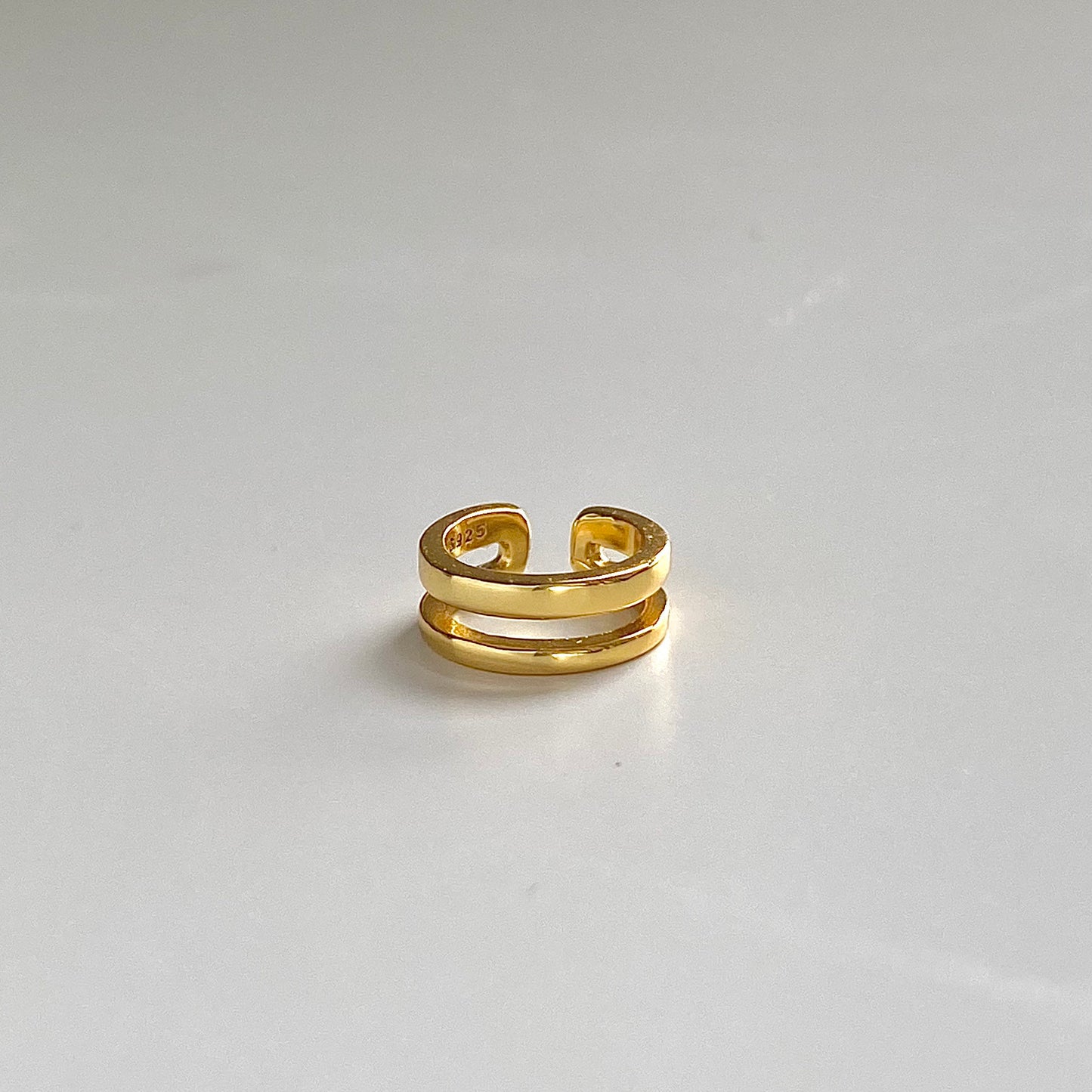 Golden Echoes S925 18k Gold-Plated Ear Cuff