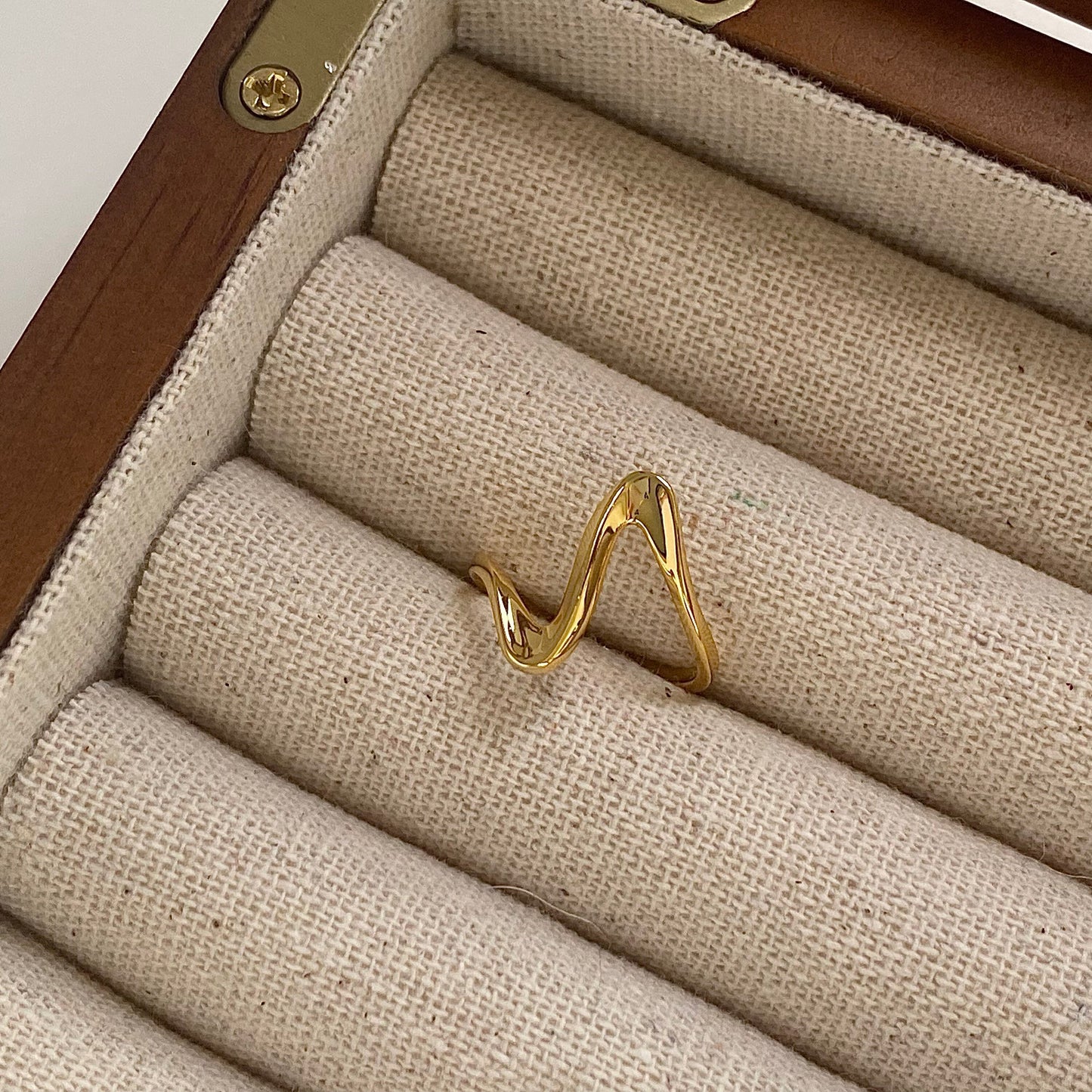 Rhythm of Life 18k Gold Plated S925 Silver Ring