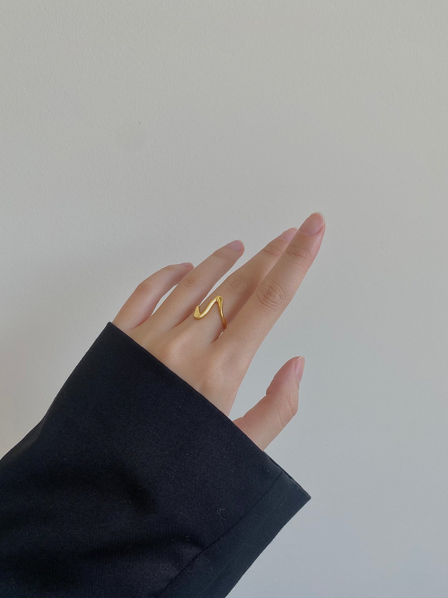 Rhythm of Life 18k Gold Plated S925 Silver Ring