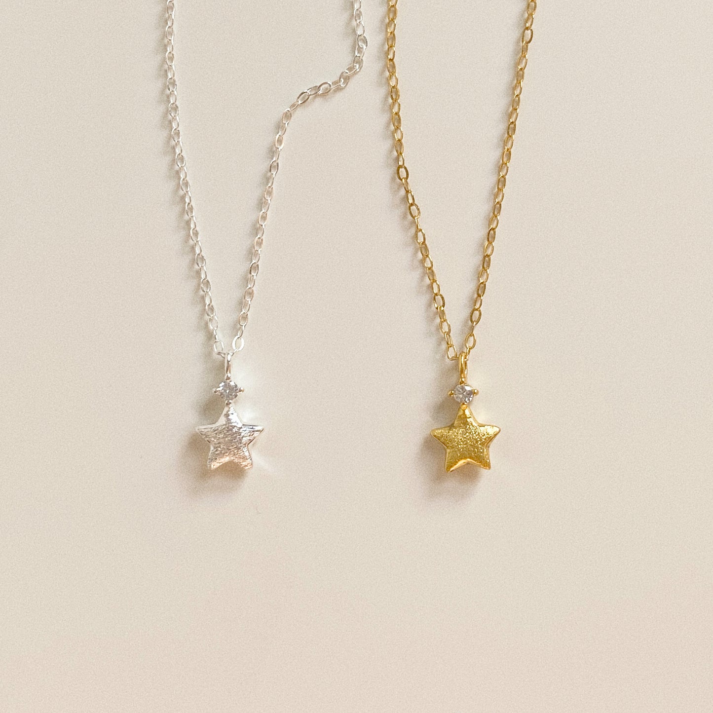 Starlit Wish Christmas Star Necklace – 18K Gold Vermeil & 925 Silver