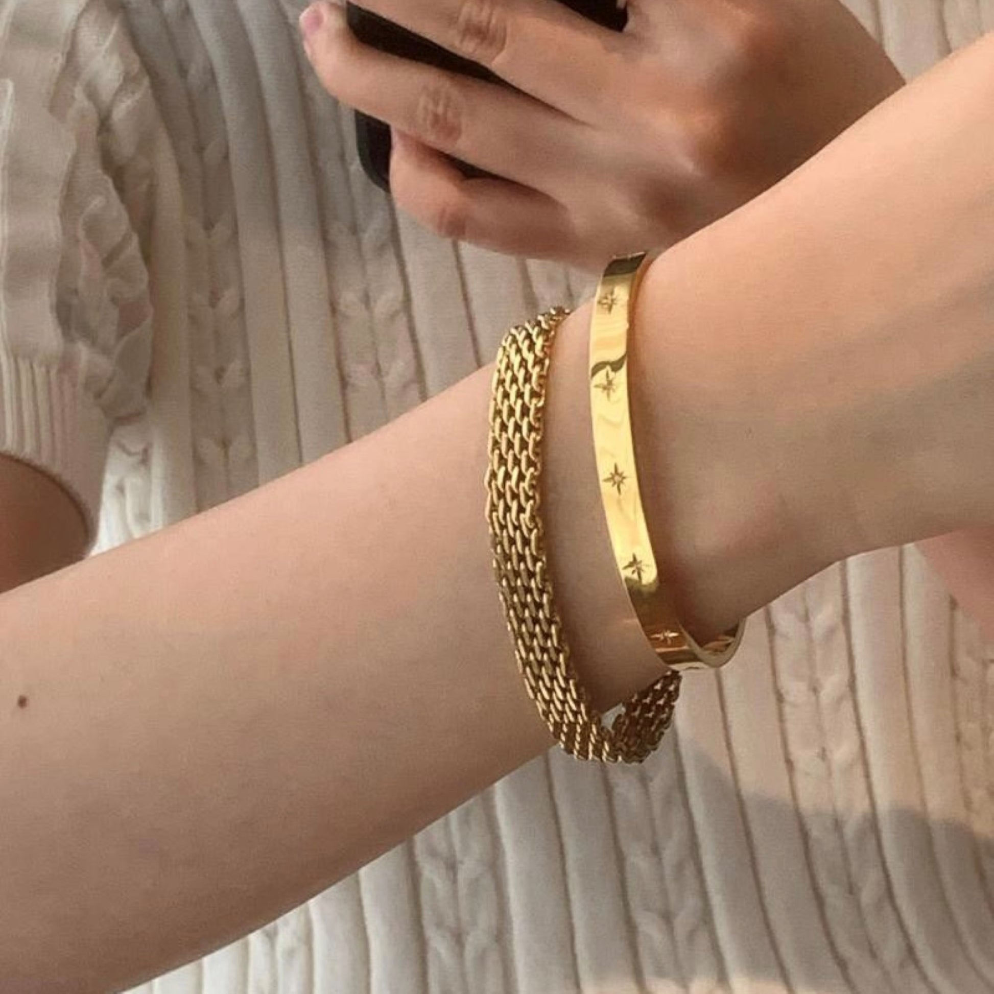Star Girl 18K Gold Bracelet