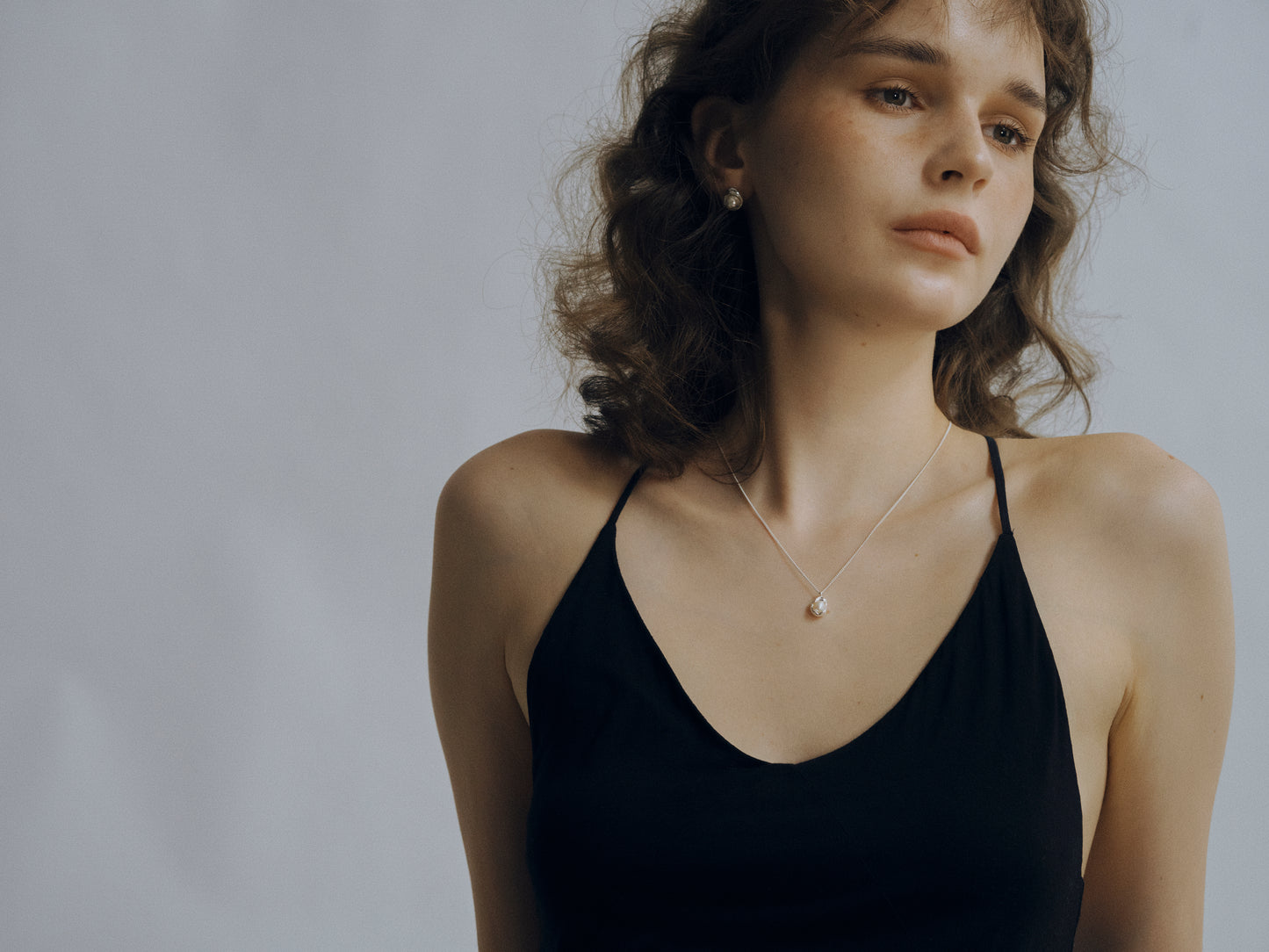 Ocean's Embrace Pearl Stud Earrings