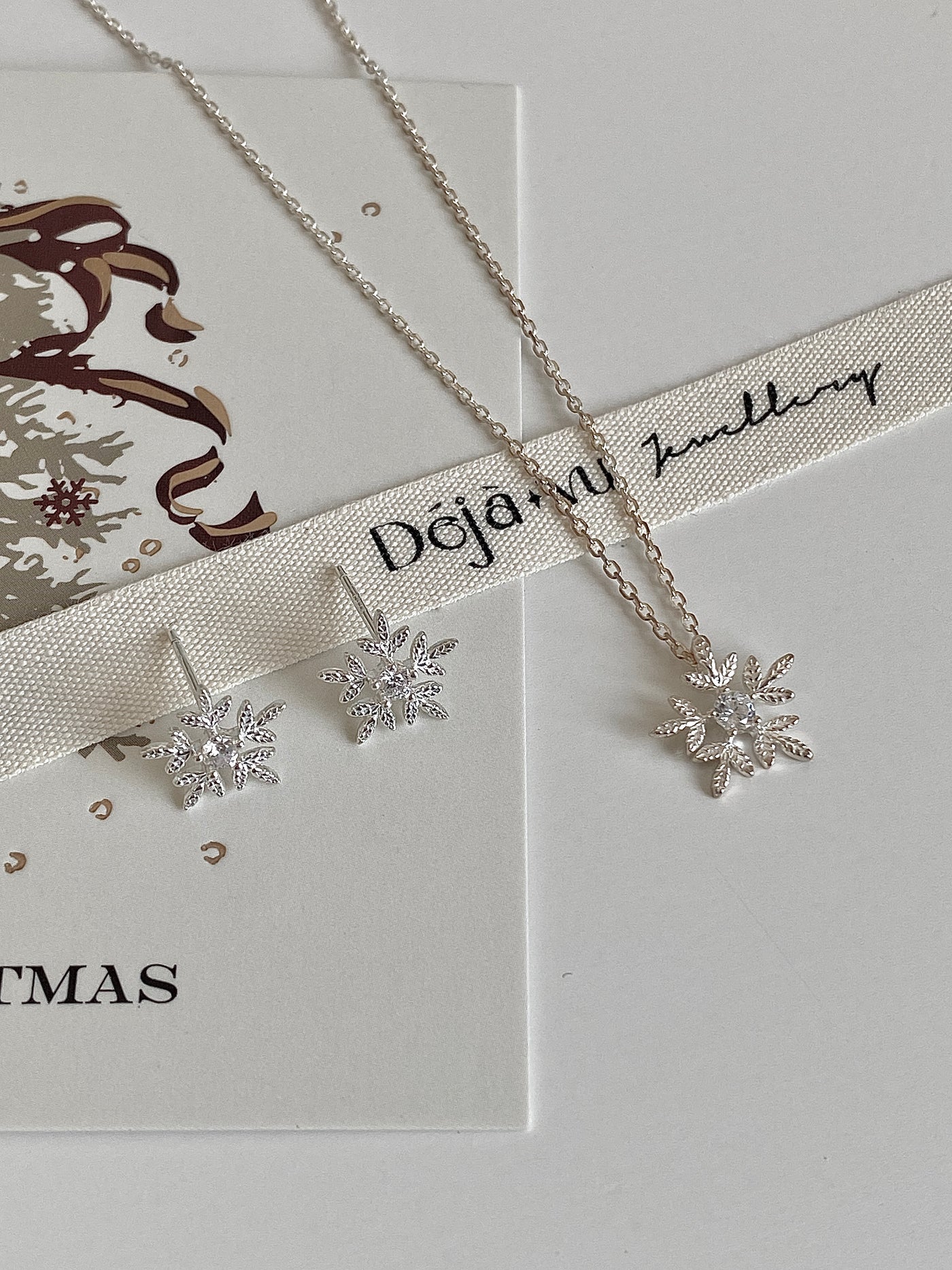 Eternal Winter's Whisper Snowflake Necklace