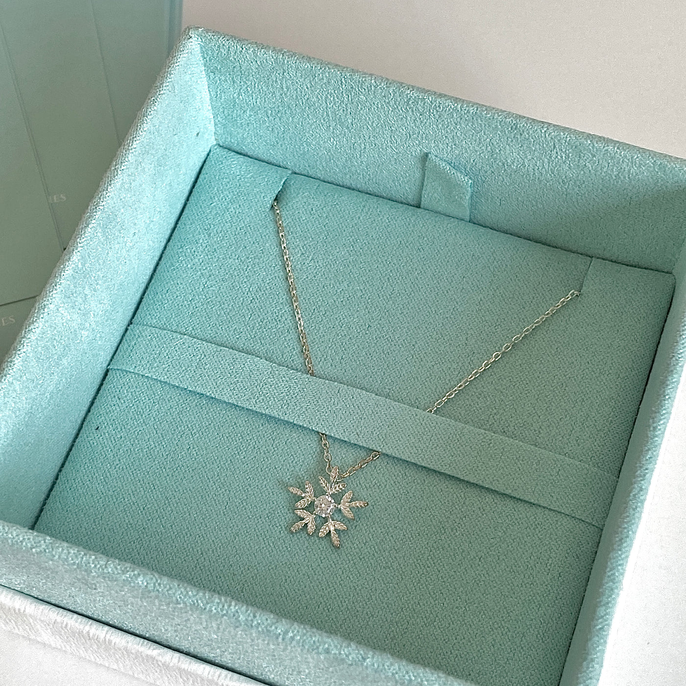 Eternal Winter's Whisper Snowflake Necklace