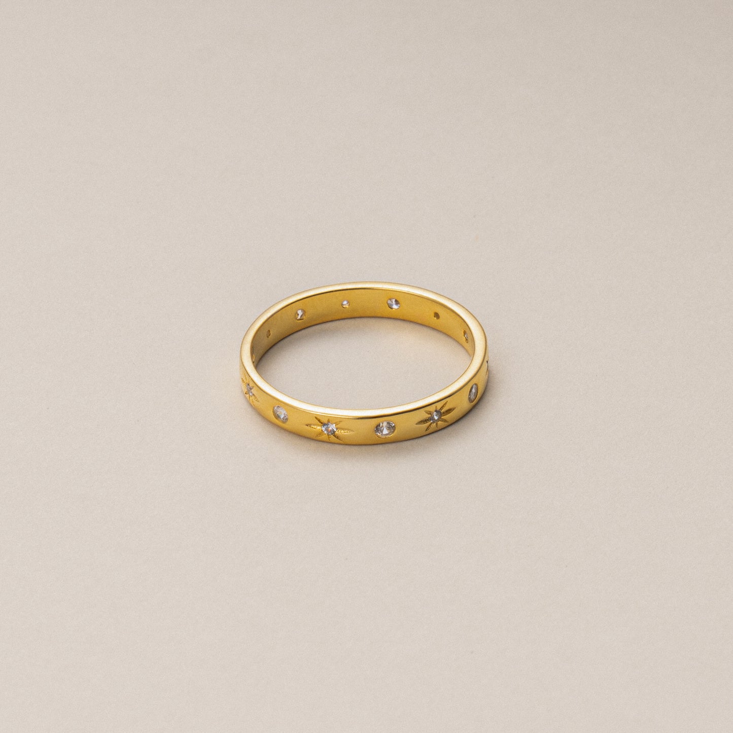 Stellar Radiance Band Ring