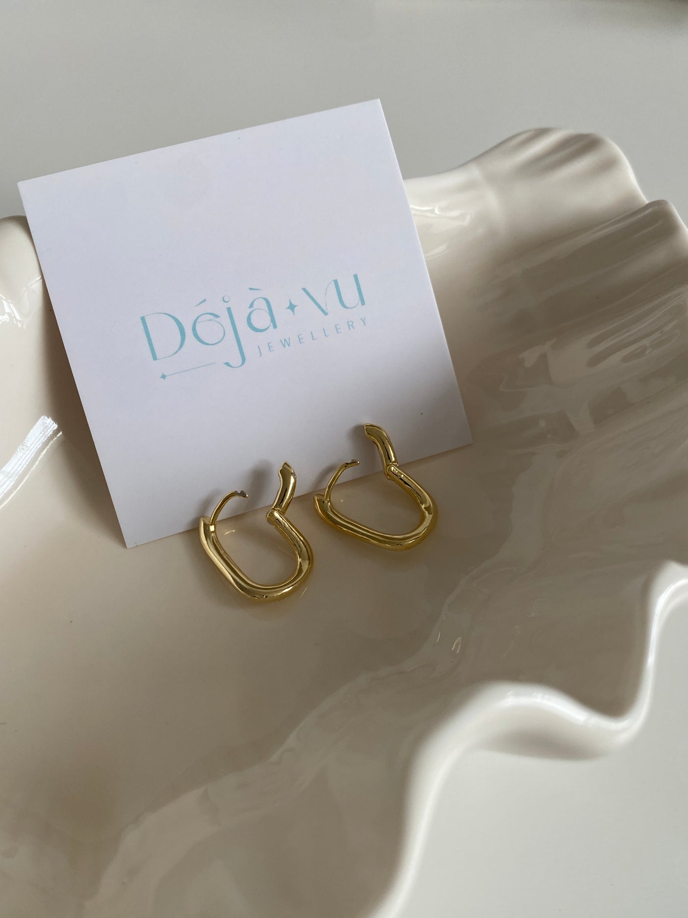 huggie hoop earrings