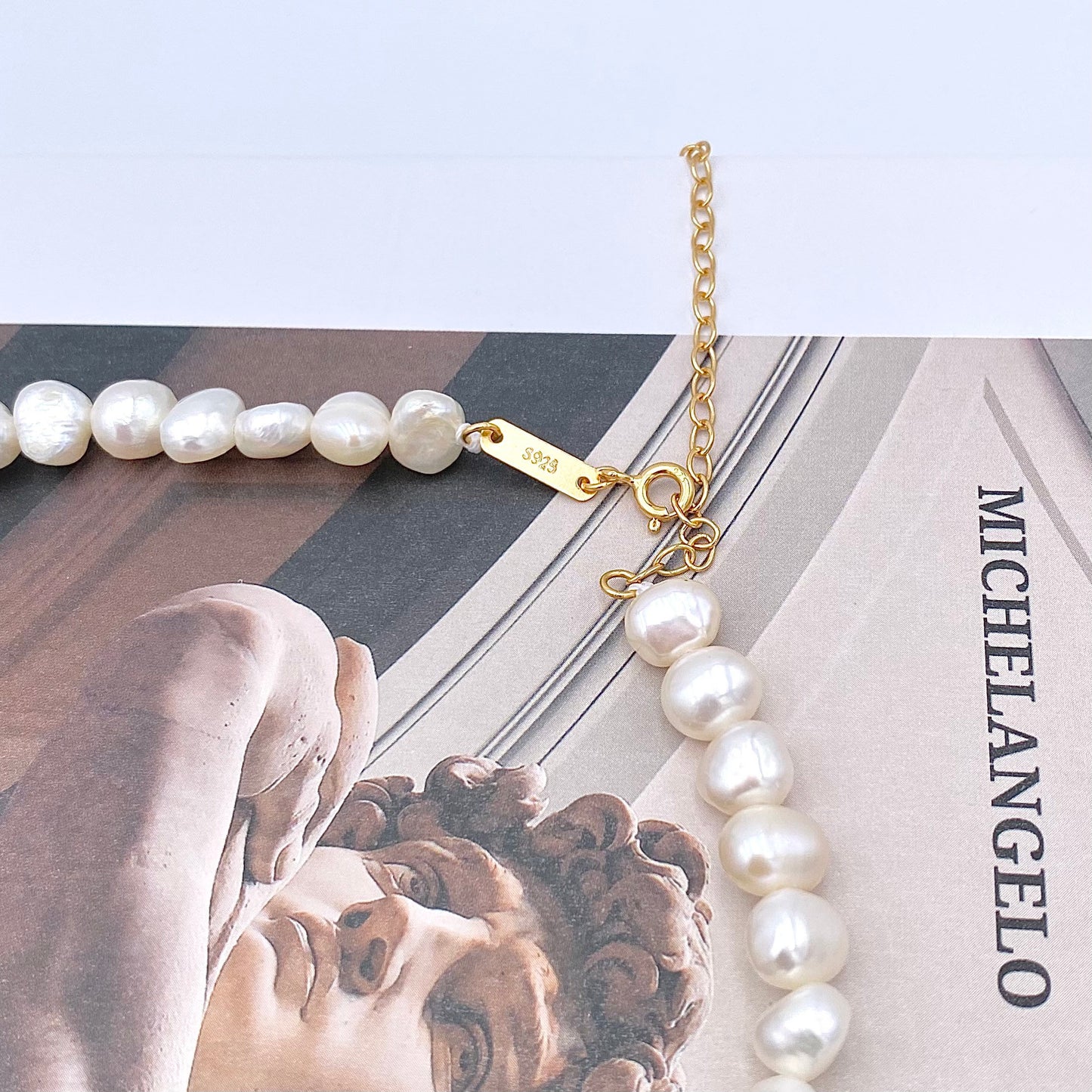 Lunar Harmony Pearl & Moonstone Necklace