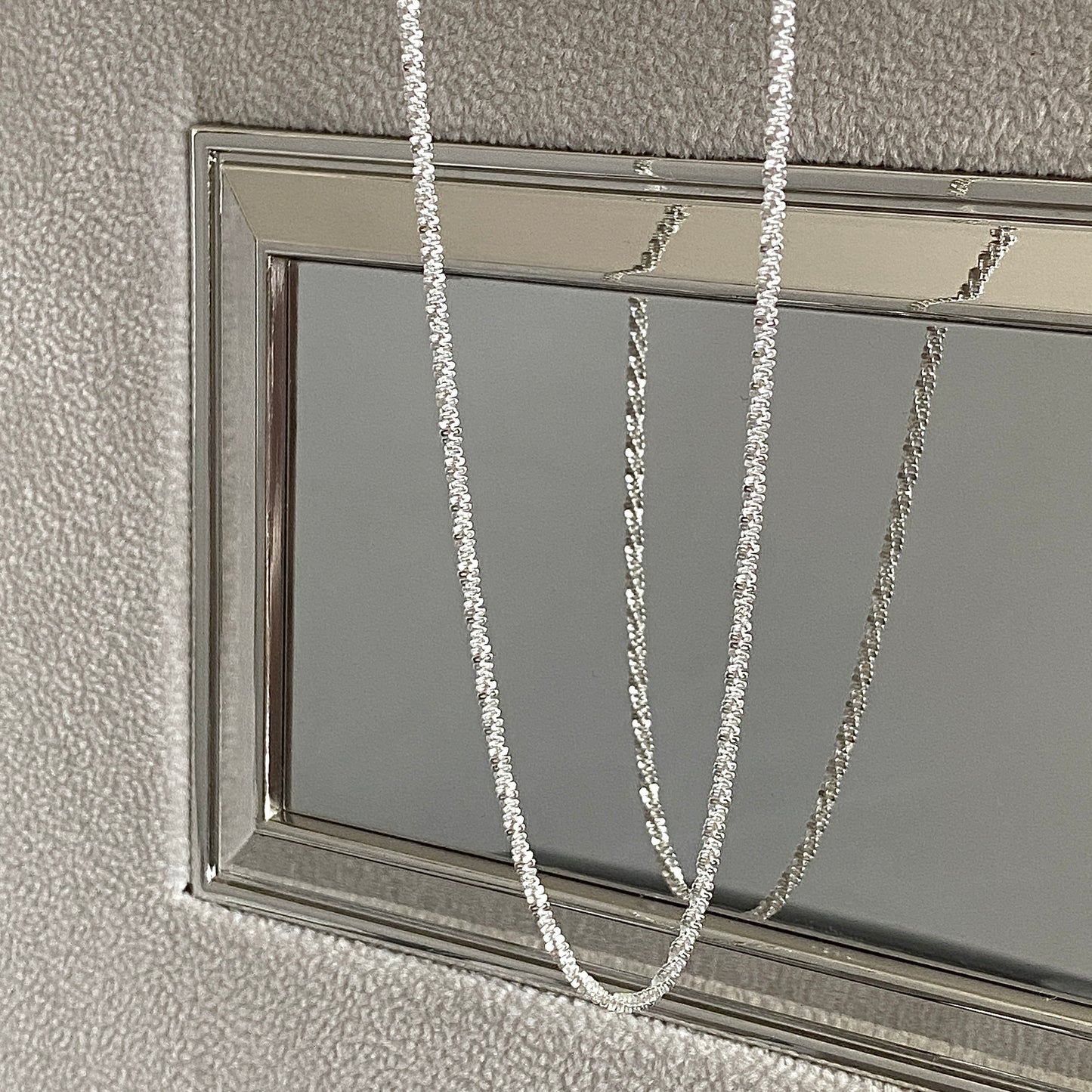 Lunar Luster S925 Silver Chain Necklace