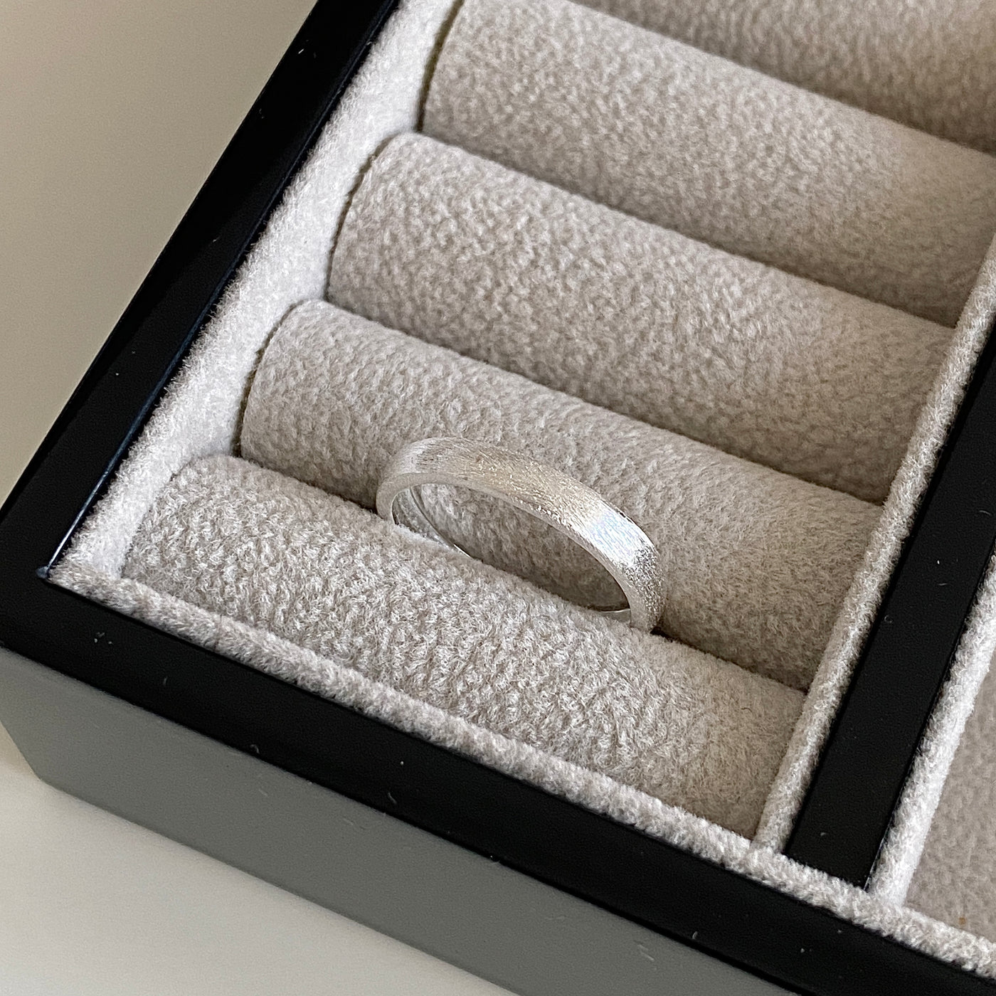 Brushed S925 Silver Minimalist Ring