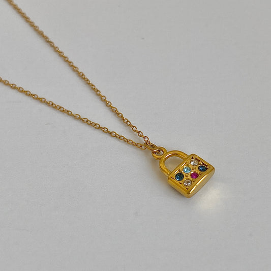 lock necklace