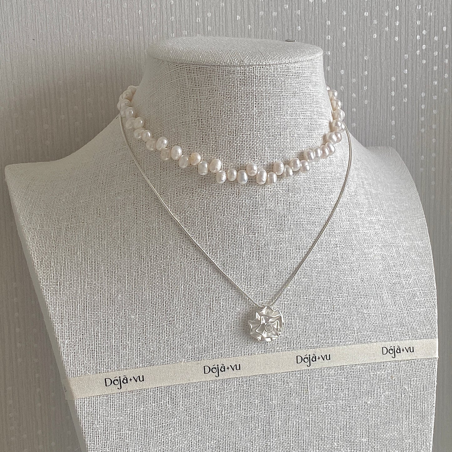 Petal Perfection Beaded Pearl Necklace