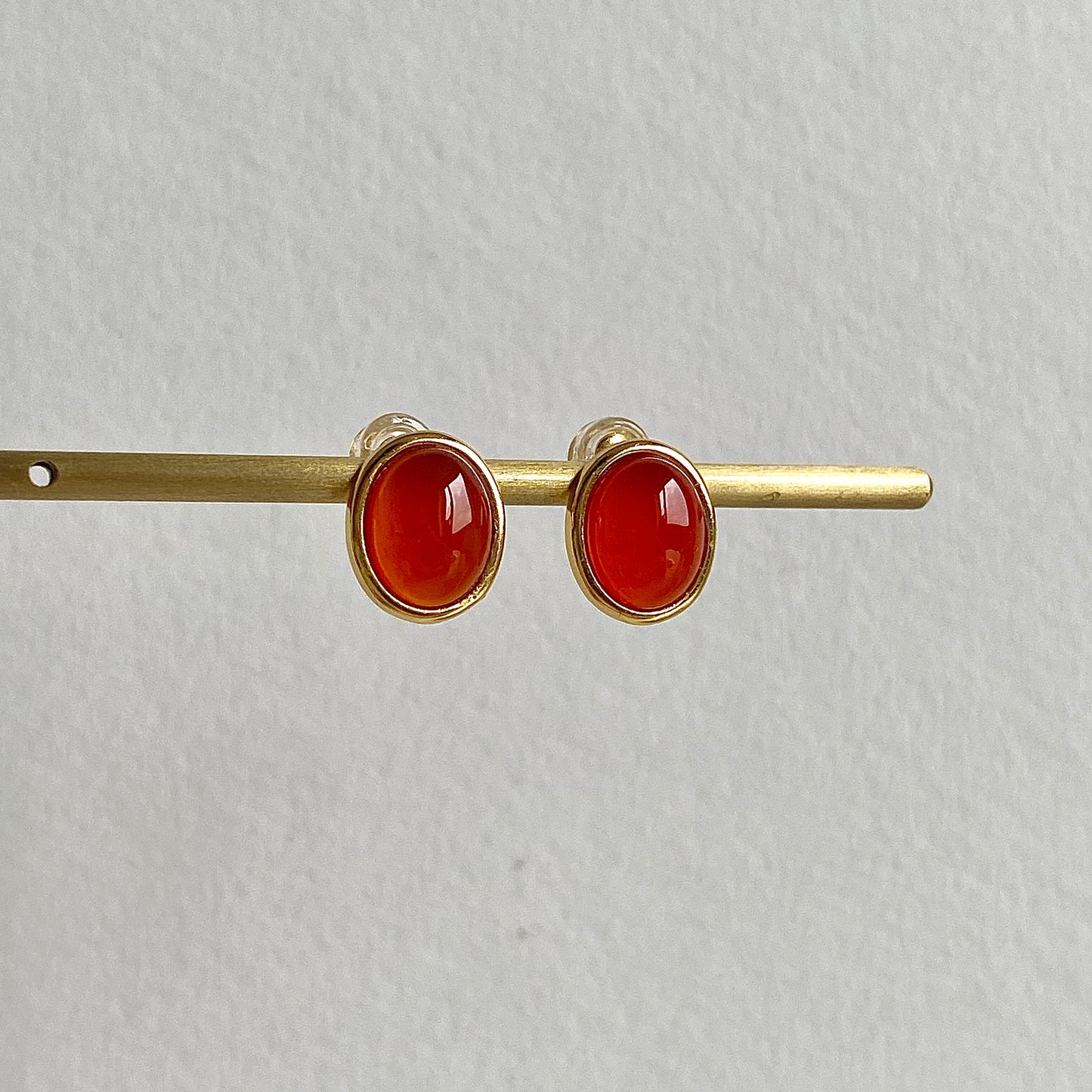 red earrings