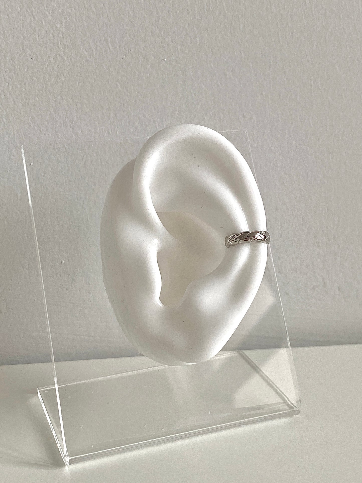 silver ear cuff