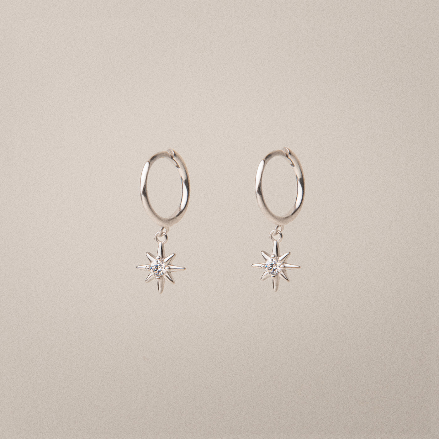 silver earrings