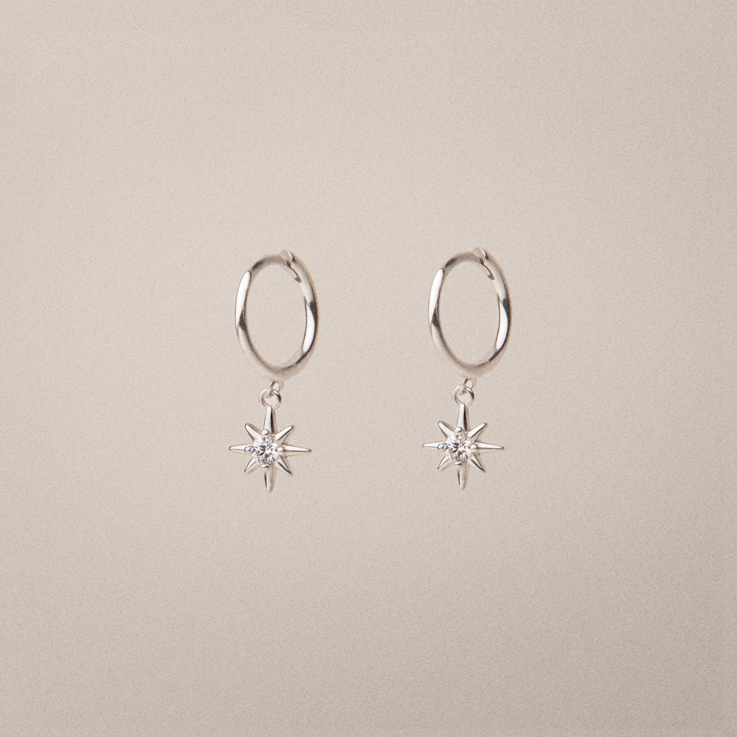 silver earrings